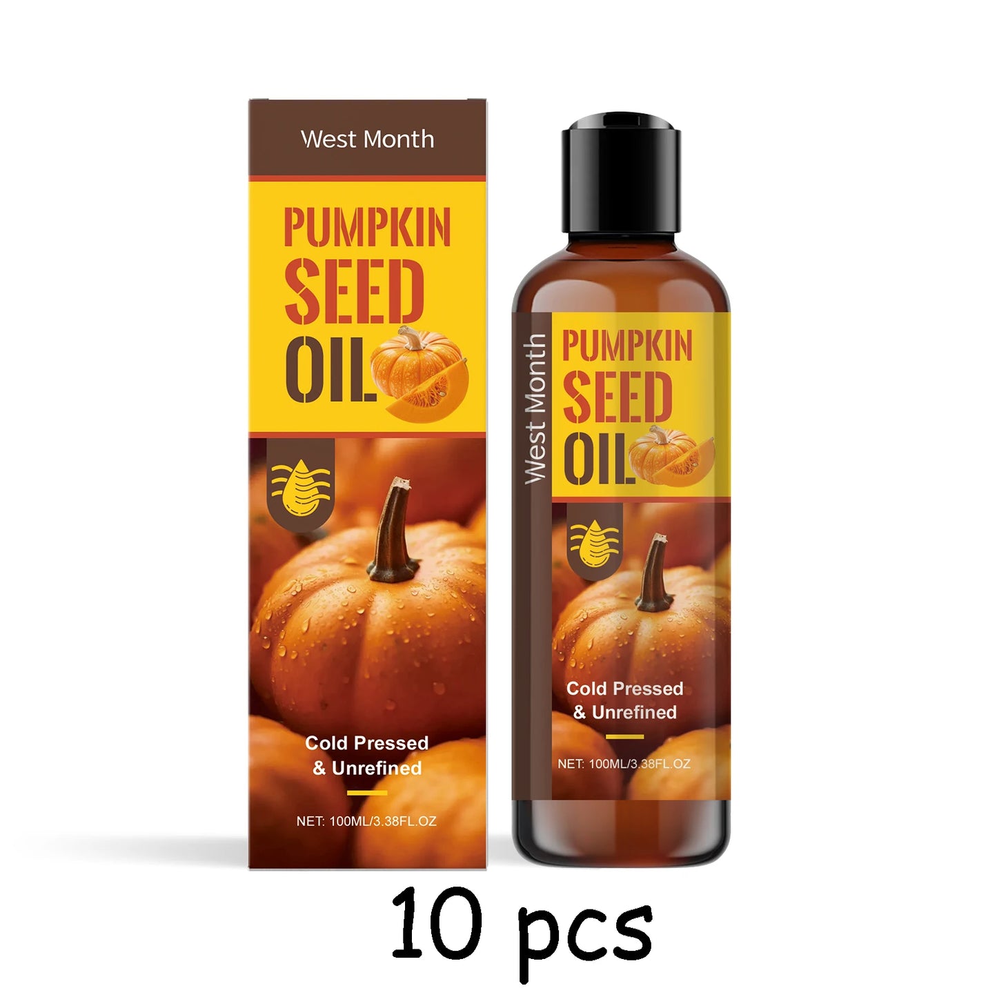 Pumpkin Seed Essence Oil for Hair and Skin Nourishing Care