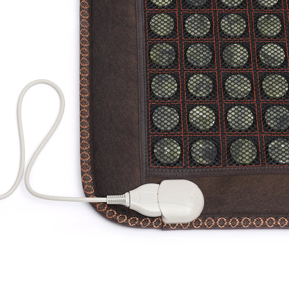 100W 110V Natural Infrared Jade Heating Pad With Controller