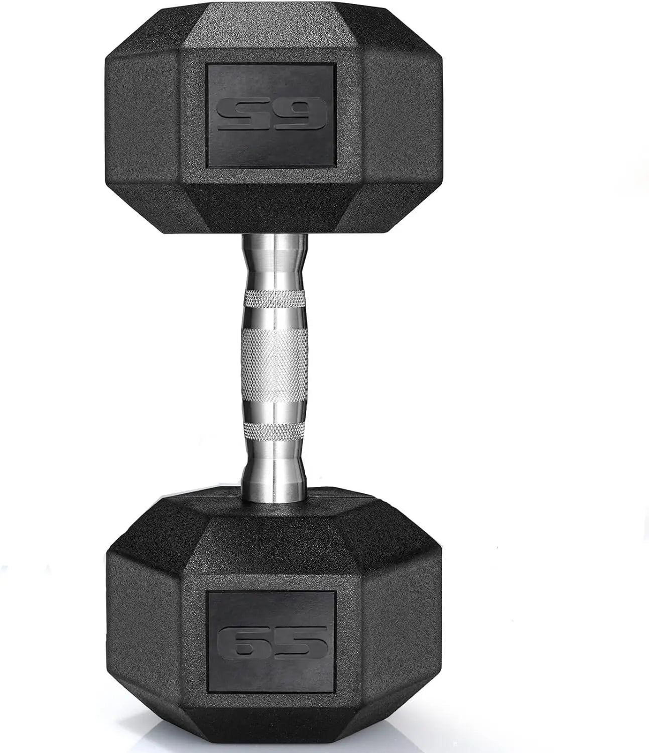 Rubber Hex Dumbbell Set Cast Iron Weights For Home Gym
