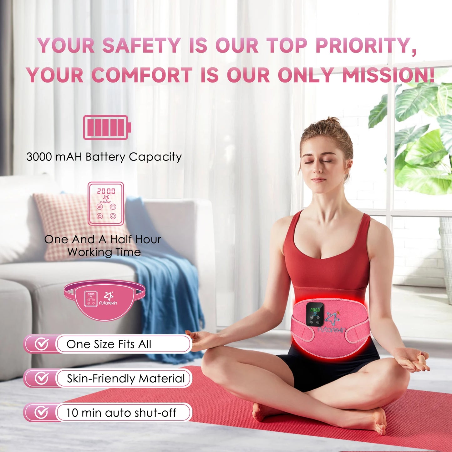 Astarexin Infrared Therapy Belt For Menstrual Pain Relief