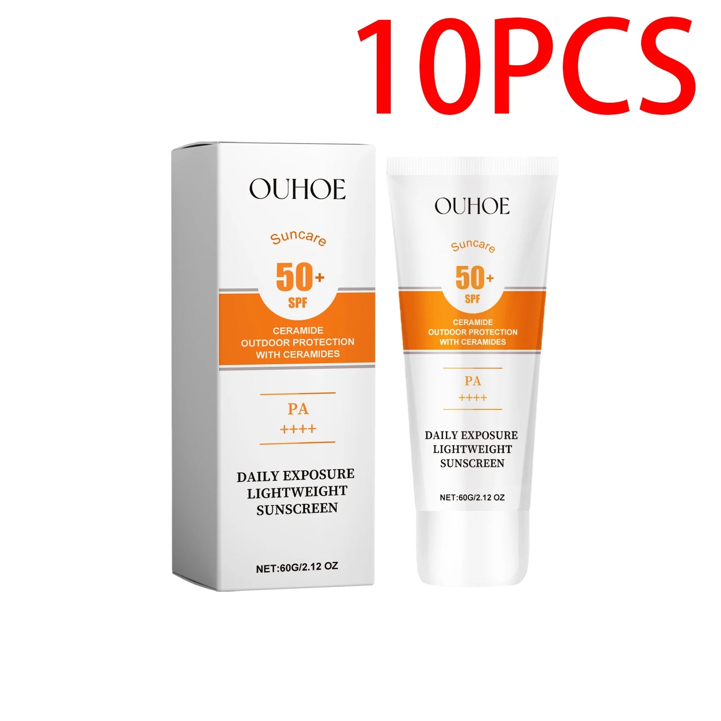 Ouhoe Sunscreen SPF50 Protective Cream Waterproof Moisturizing Face Body Blocker