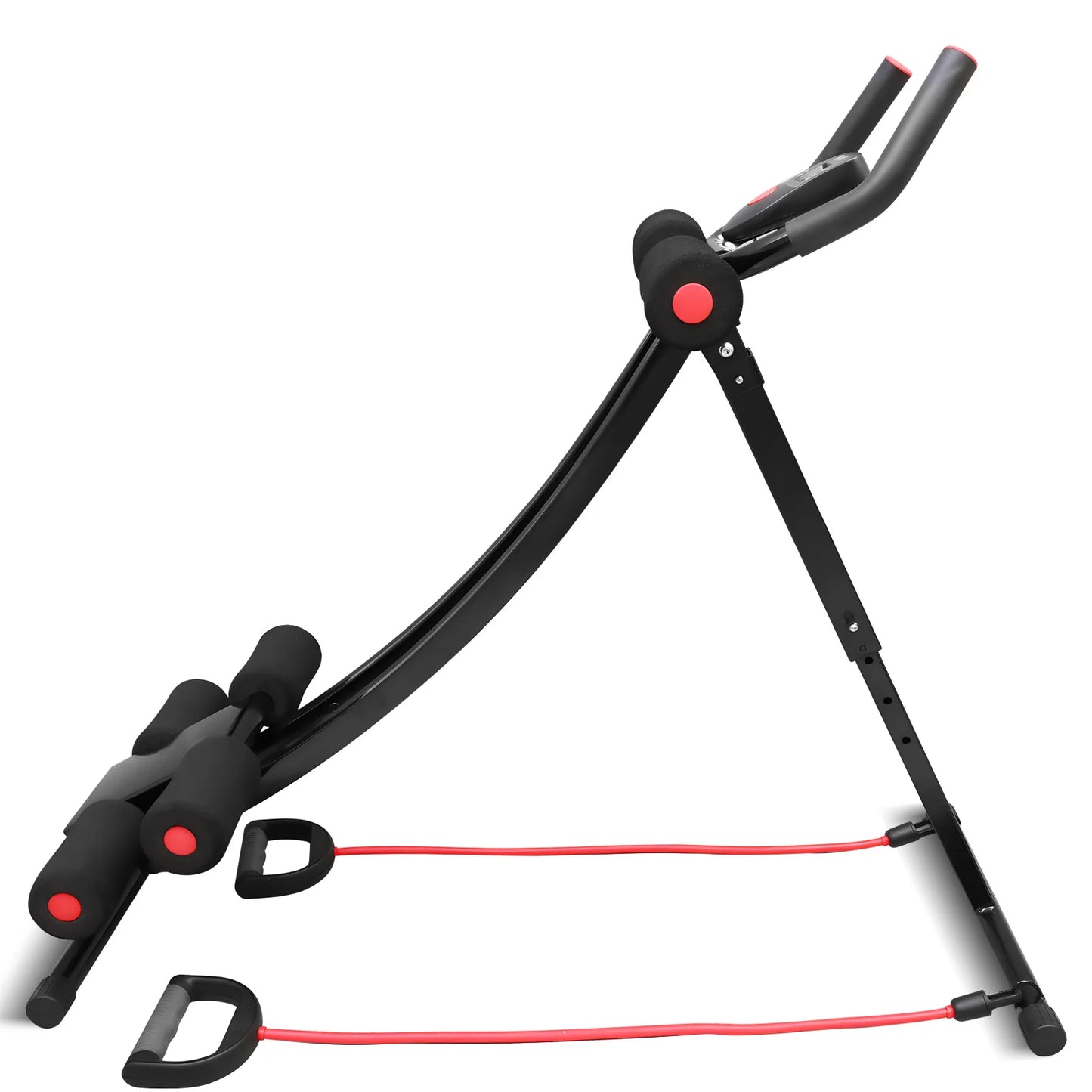 Foldable Ab Machine For Home Gym Core And LCD Display