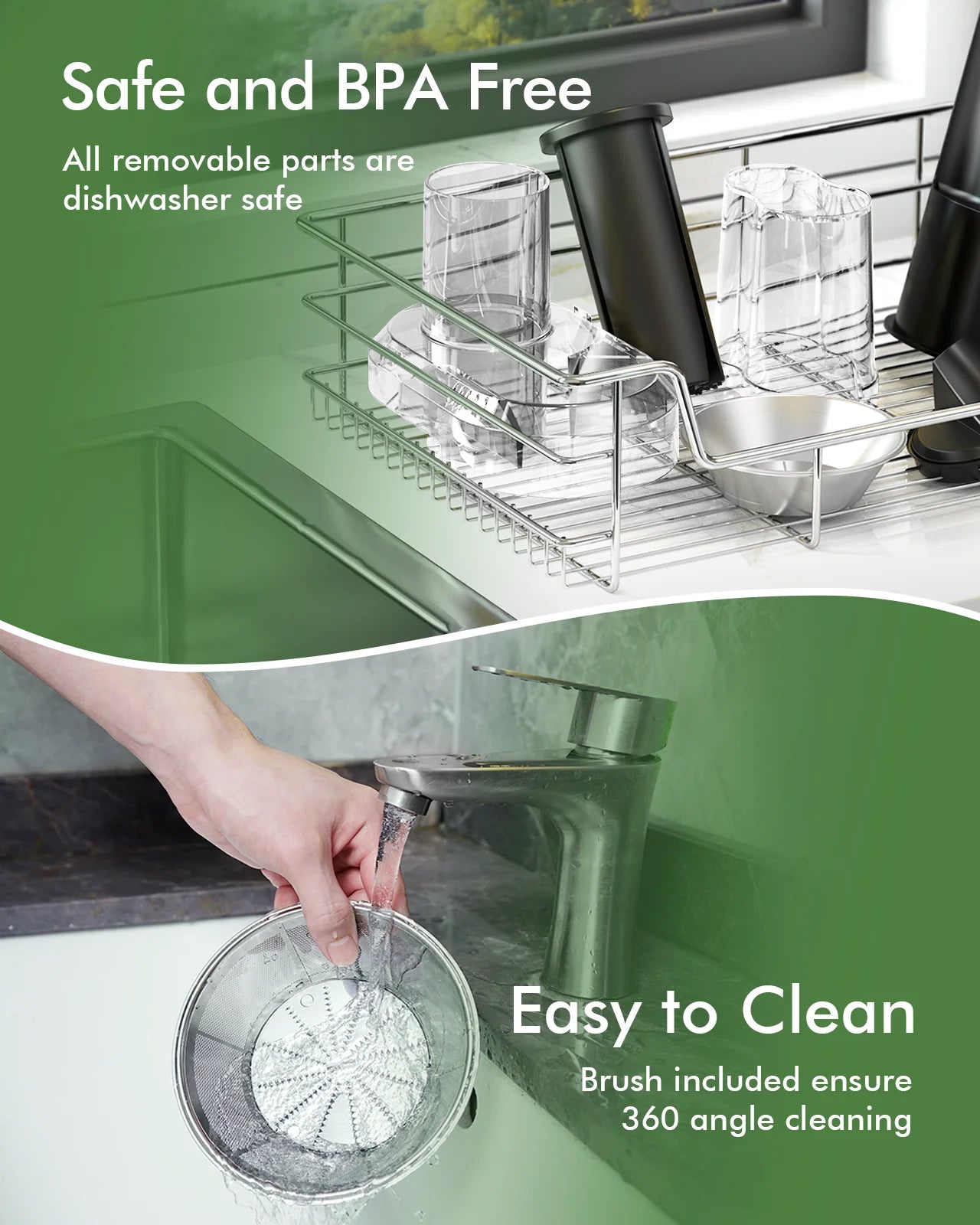 SIFENE Compact Centrifugal Juicer With 3 Speeds Easy Clean