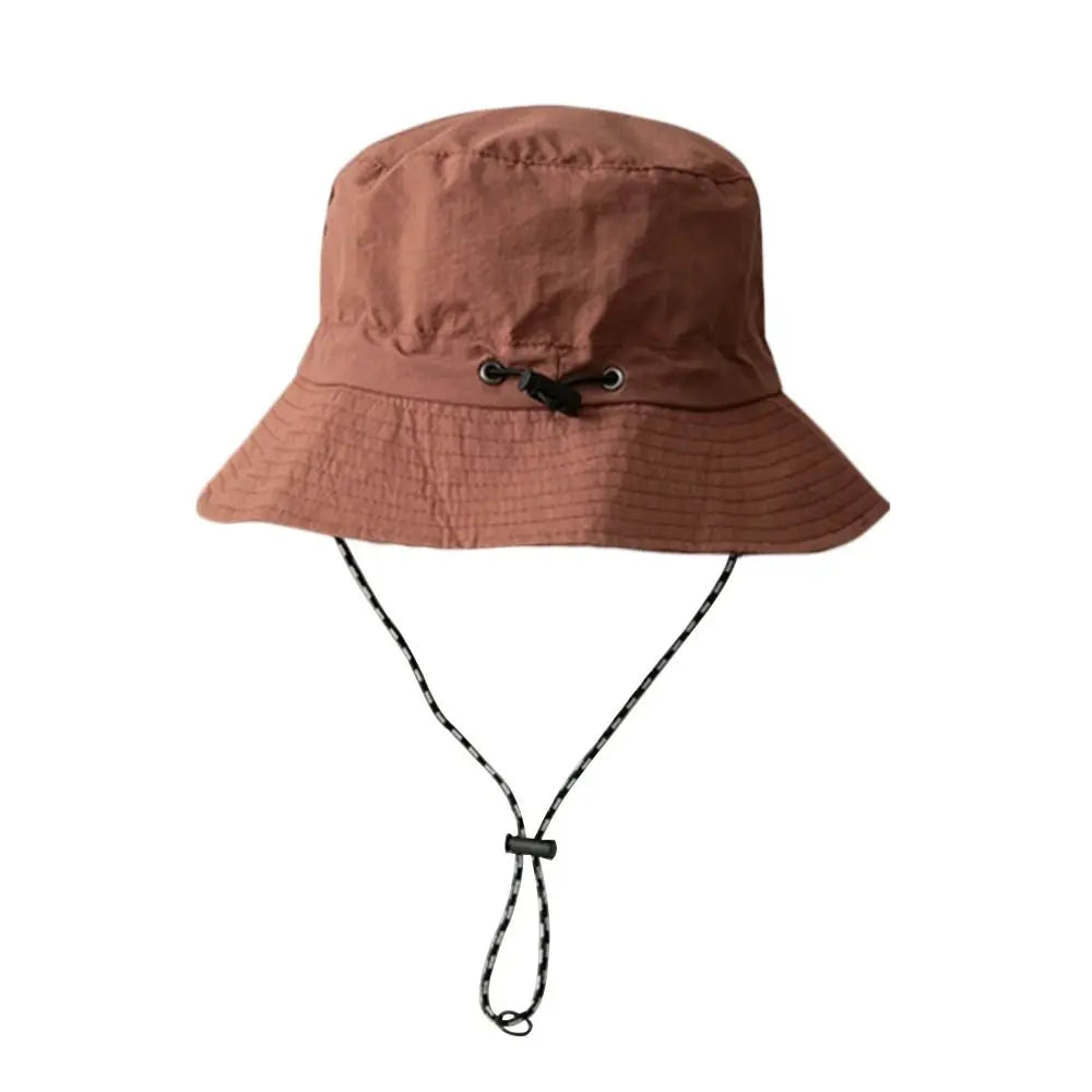 NONECN Summer Sun Protection Waterproof Panama Hat With Storage Bag
