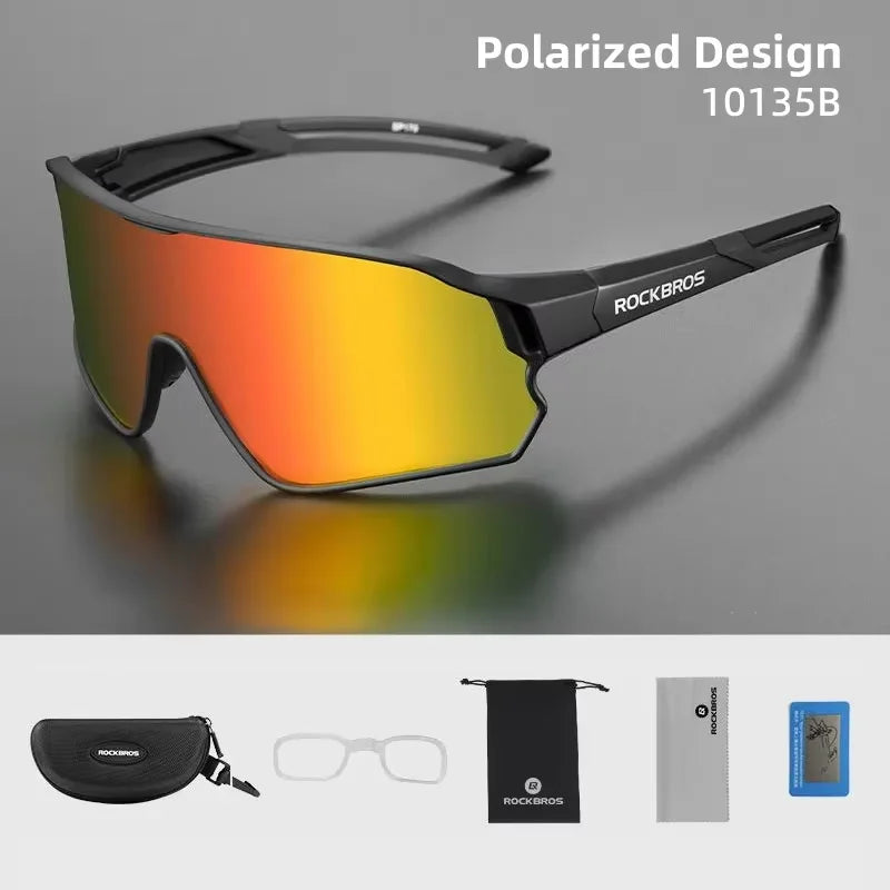 ROCKBROS Polarized Cycling Sunglasses UV400 for MTB Mountain Bike
