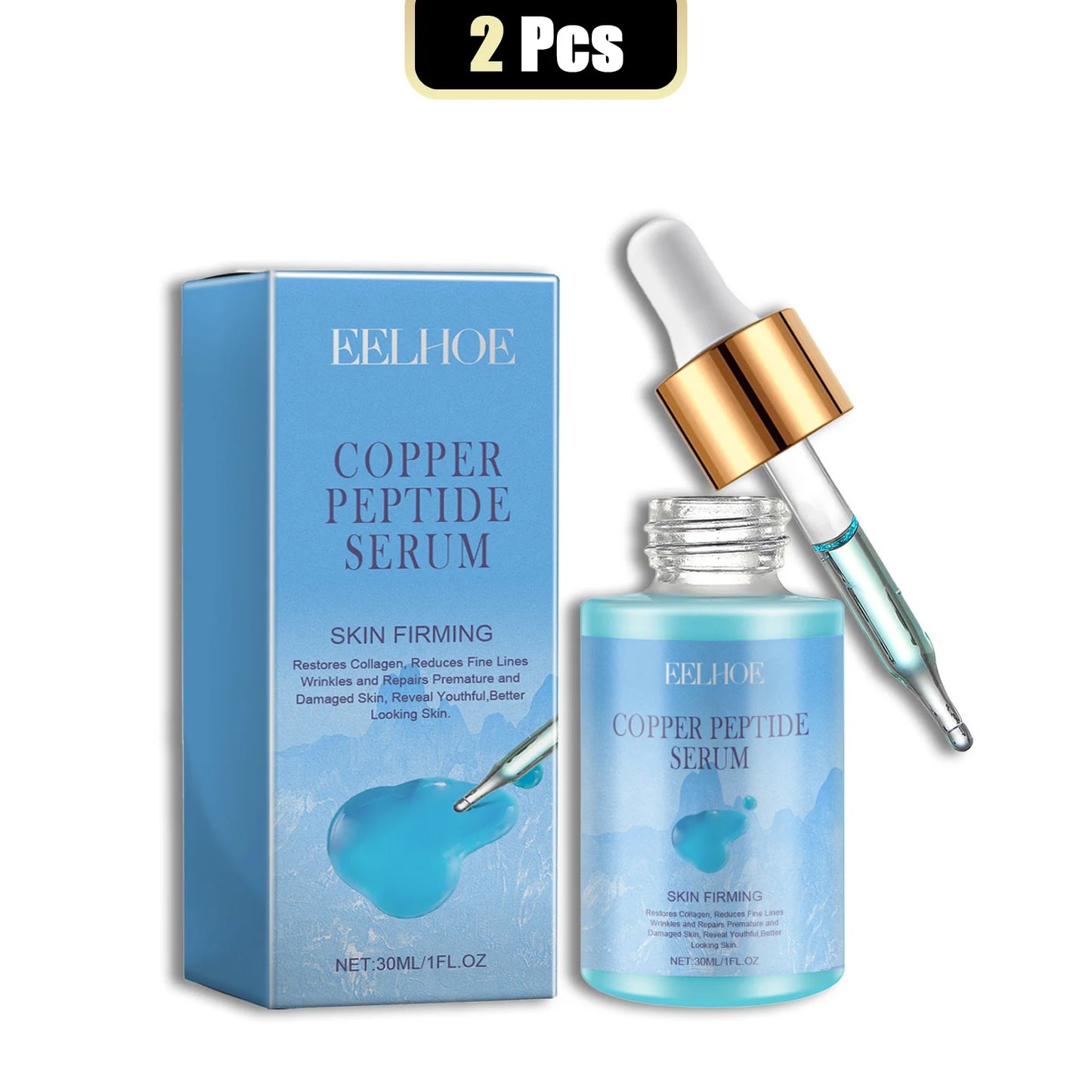 Eelhoe Copper Peptide Facial Serum Anti Aging Moisturizing Firming