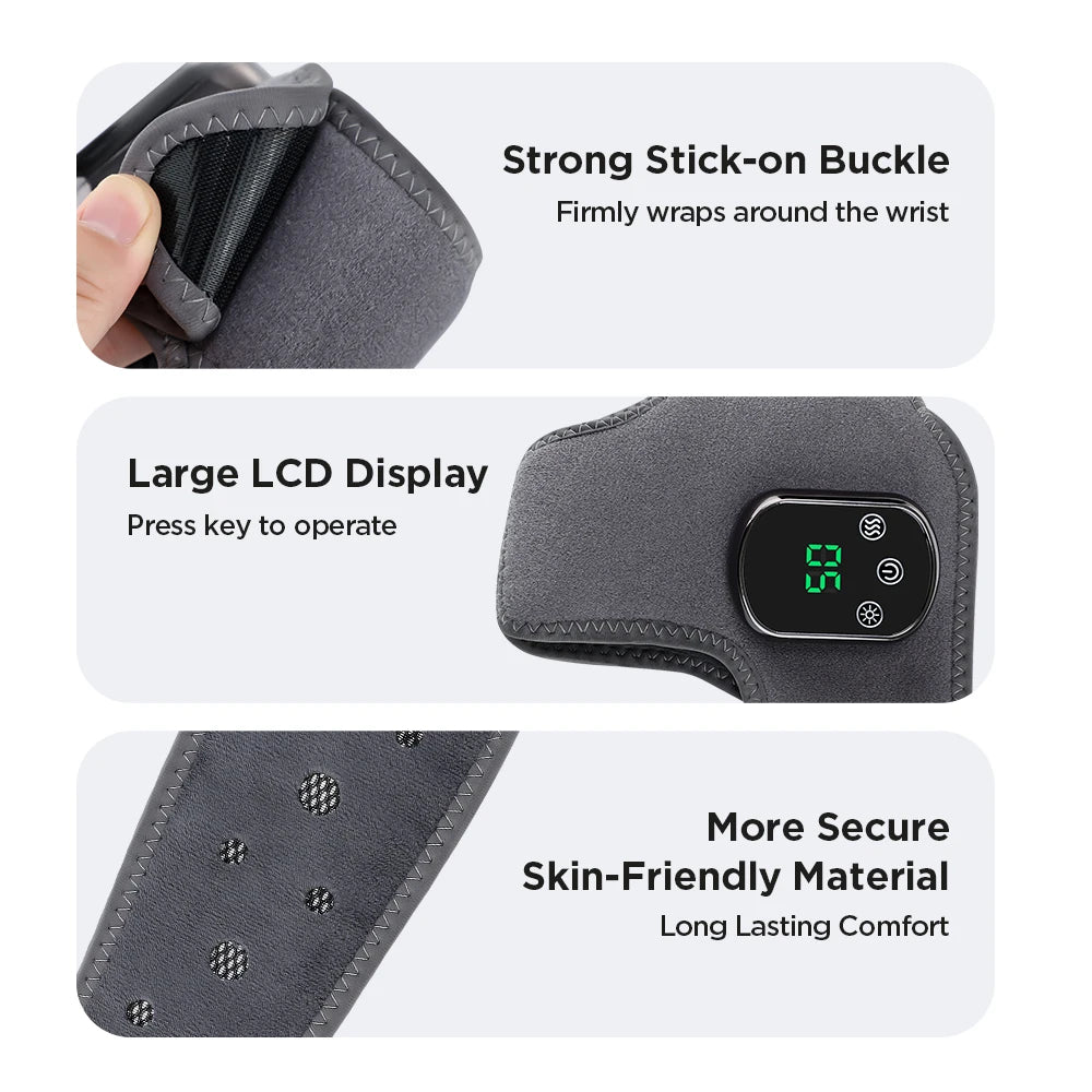 PASTSKY Electric Foot Massager With Heated Vibration And Ankle Protection