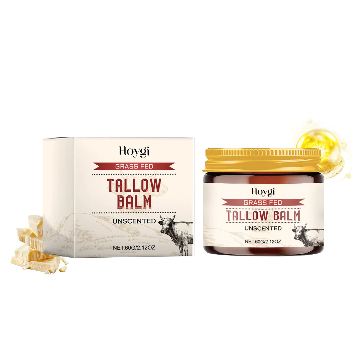 Hoygi Beef Tallow Winter Moisturizing Cream for Hydration Barrier Repair