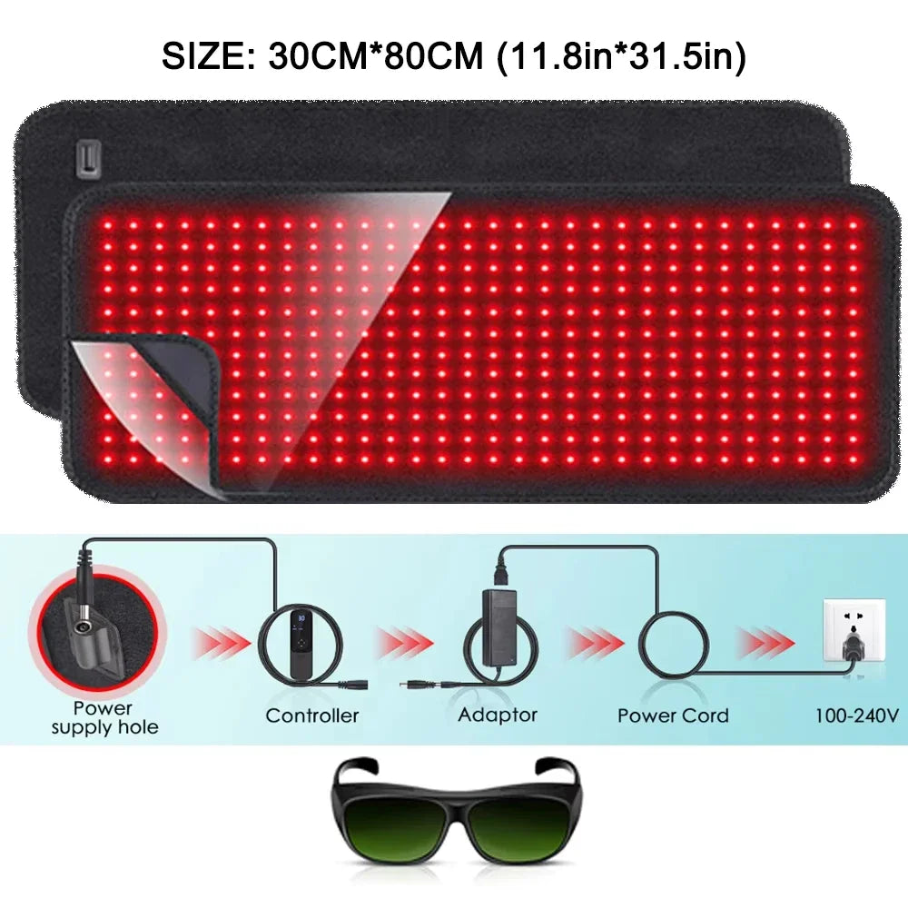 Astarexin Infrared Light Therapy Heating Pad for Body Pain Relief