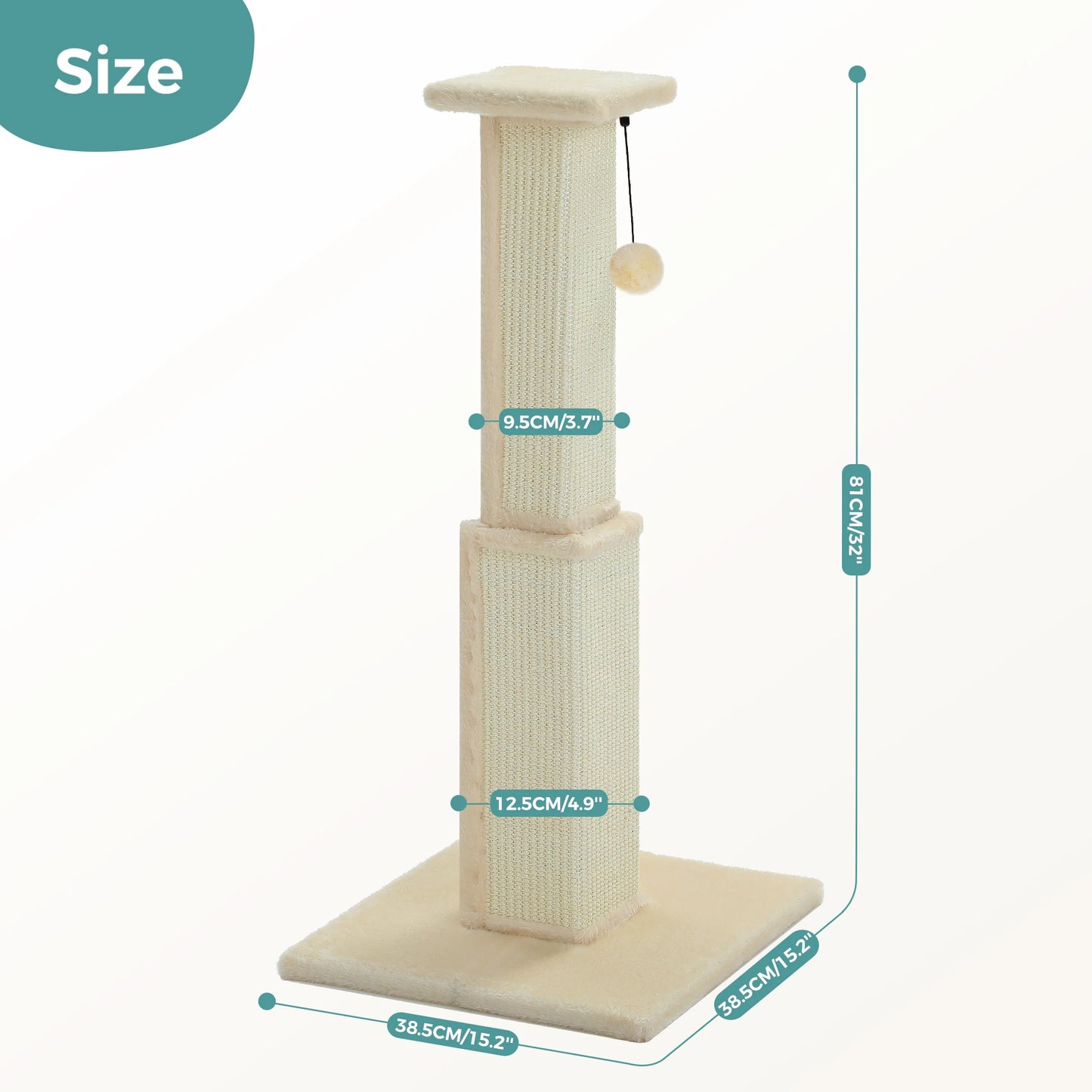 PAWZ Road Ultimate Cat Scratching Post For Indoor Cats