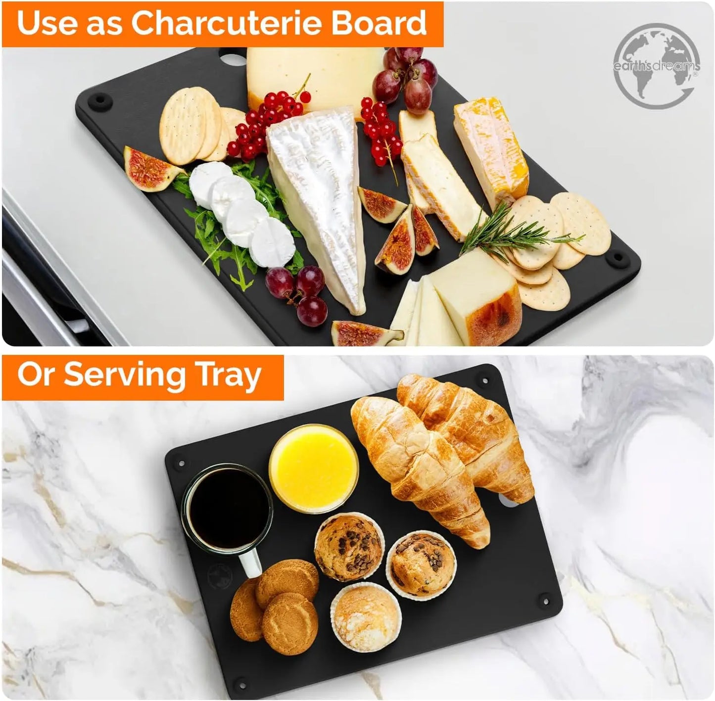 Wood Composite Cutting Board Set Dishwasher Safe Non Toxic