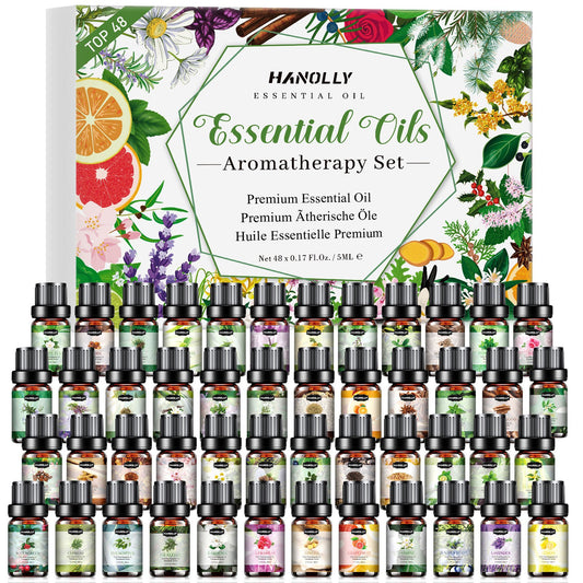 TOTATUIT Essential Oils Set For Diffuser Lavender Tea Tree Peppermint