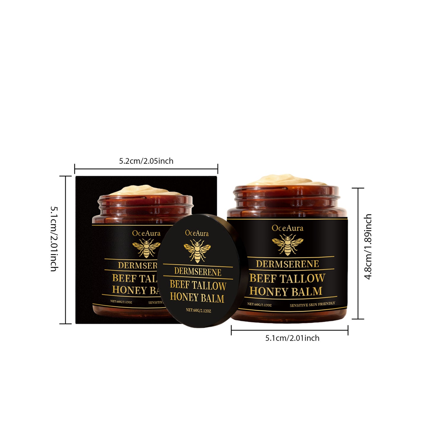 OCEAURA Hyaluronic Acid Moisturizing Cream For All Skin Types