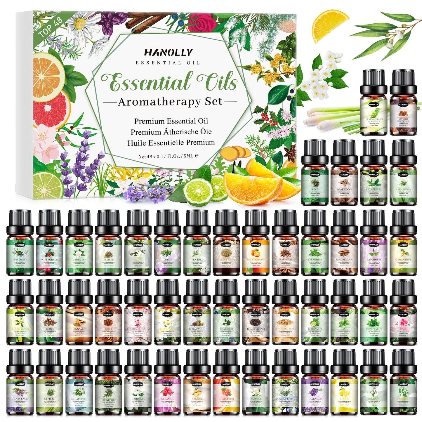 TOTATUIT Essential Oils Set For Diffuser And Candle Making