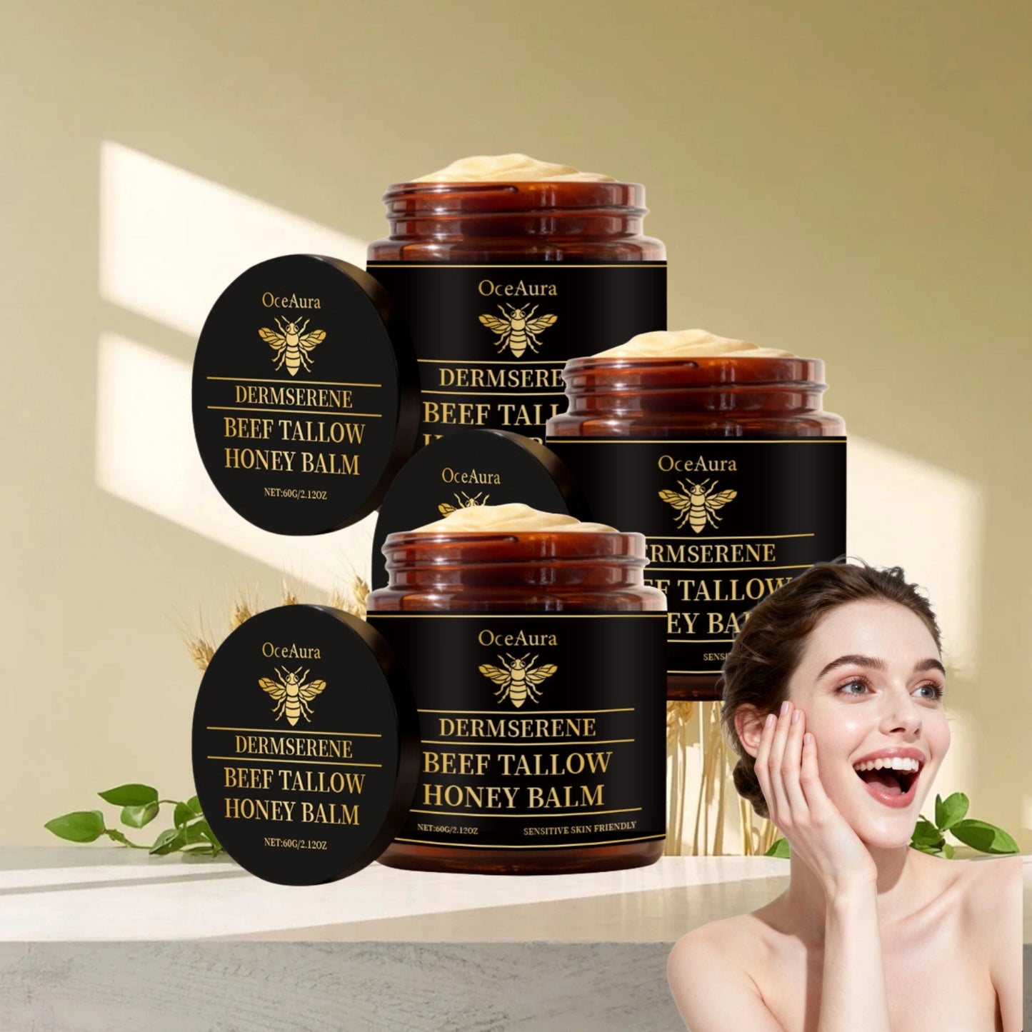 OCEAURA Hyaluronic Acid Moisturizing Cream For All Skin Types