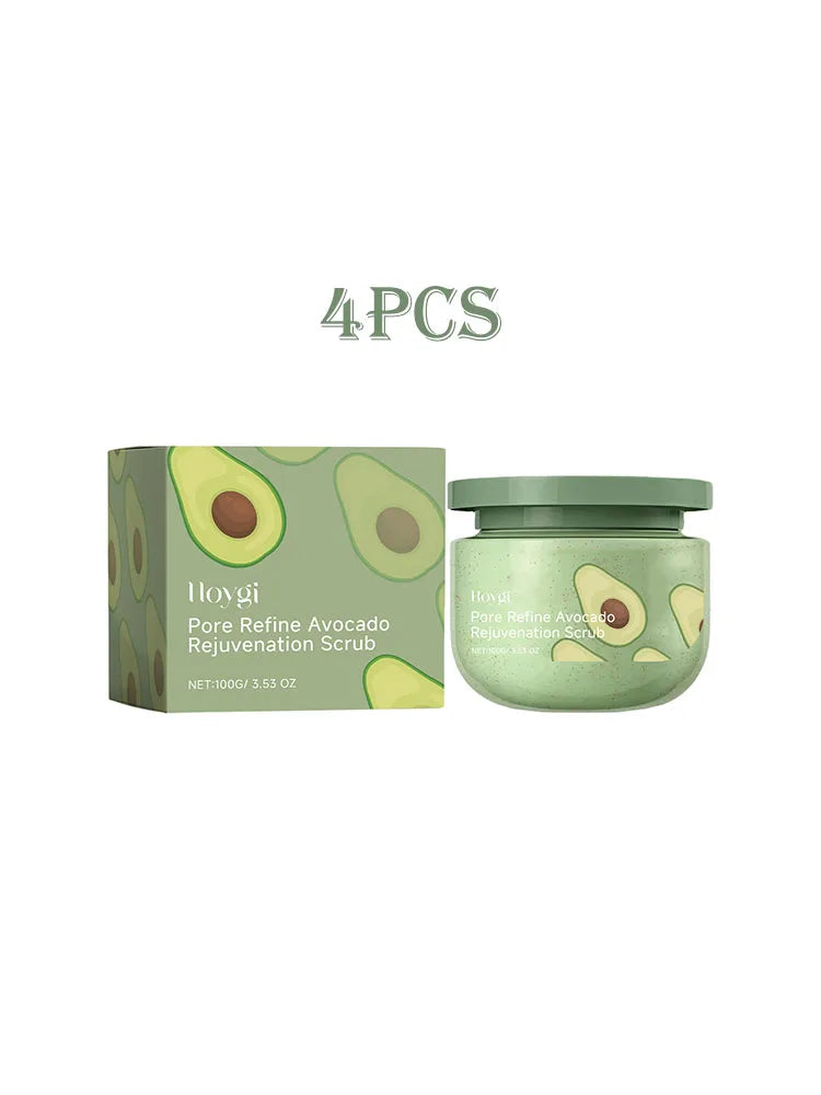 Hoygi Avocado Exfoliating Body Scrub for Silky Skin