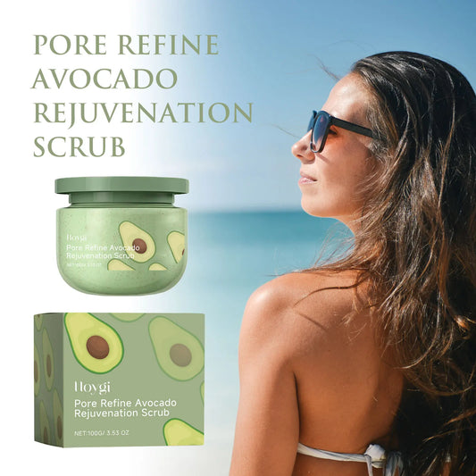 Hoygi Avocado Exfoliating Body Scrub for Silky Skin