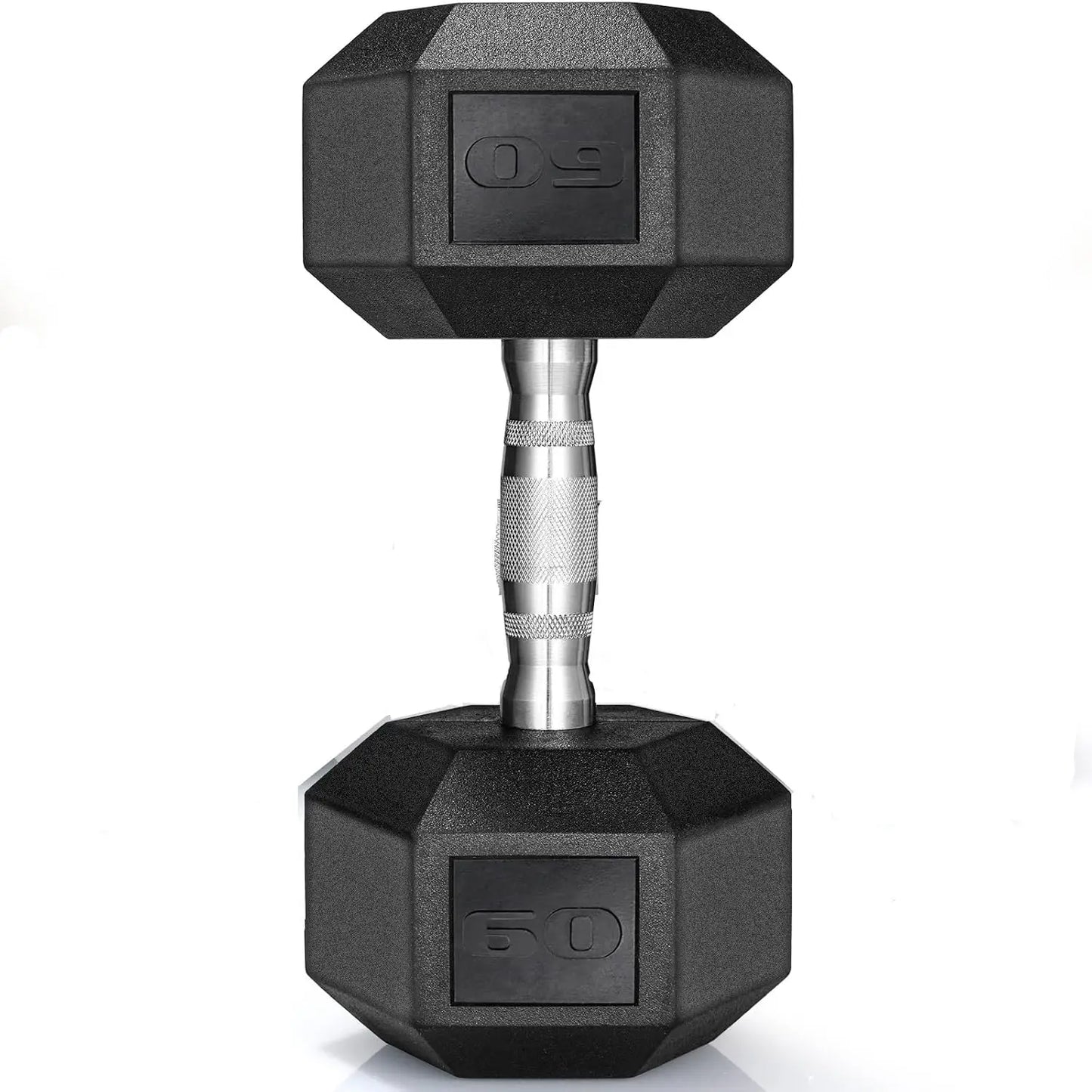 Rubber Hex Dumbbell Set Cast Iron Weights For Home Gym