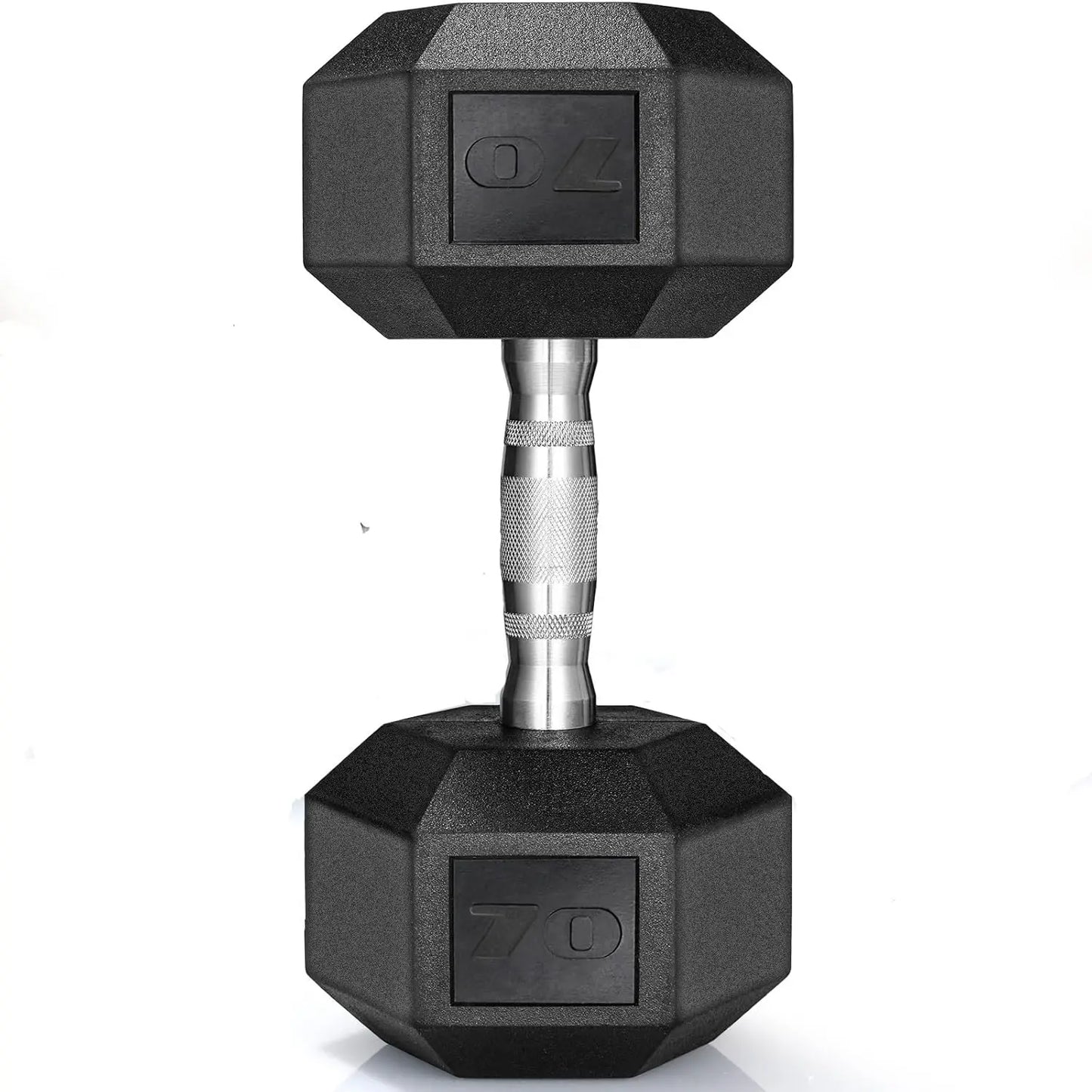 Rubber Hex Dumbbell Set Cast Iron Weights For Home Gym