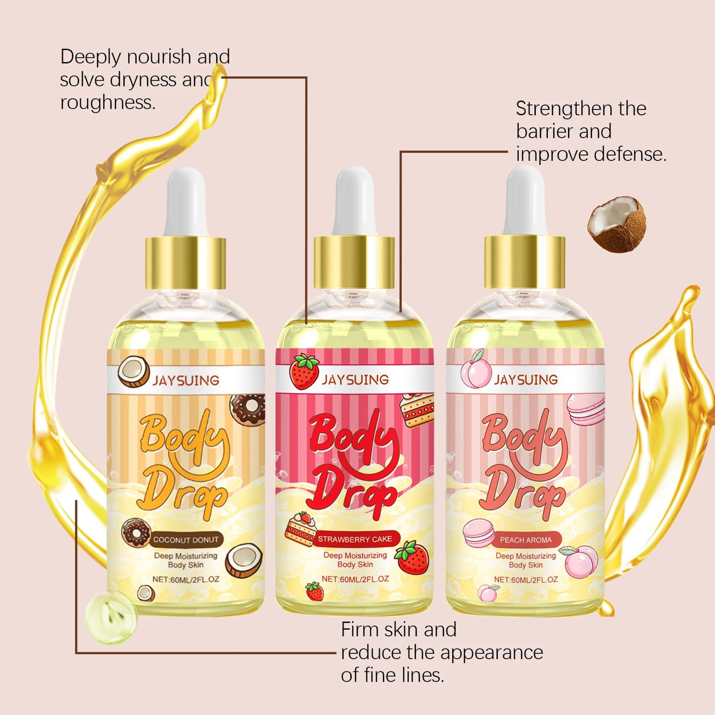 Jaysuing Body Essence Oil For Moisturizing Smooth Skin