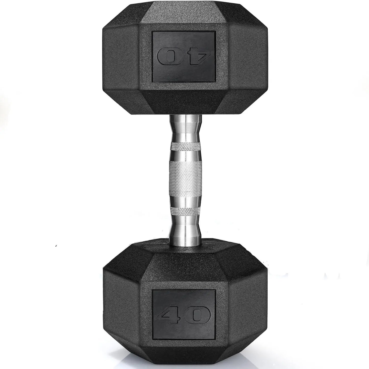 Rubber Hex Dumbbell Set Cast Iron Weights For Home Gym