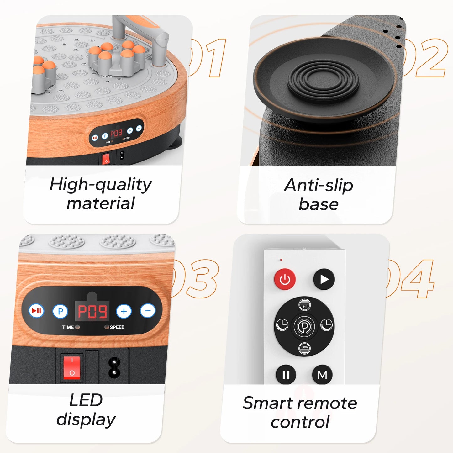 MERACH Vibration Plate Exercise Machine for Whole Body Wellness