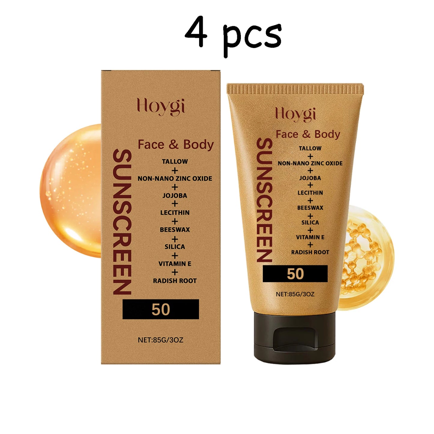 Hoygi Light Sunscreen Cream Refreshing Body Moisturizing