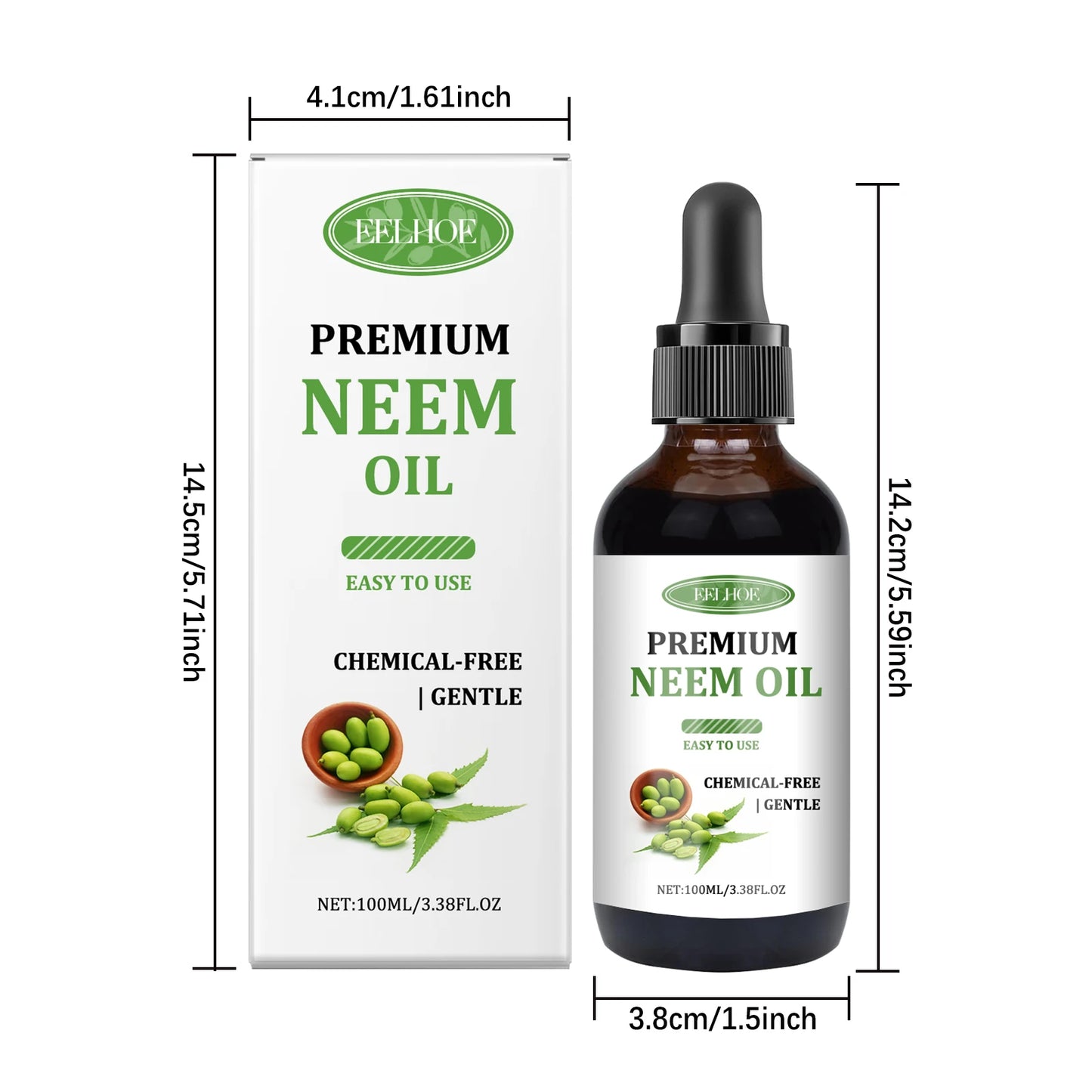 Eelhoe Multi Function Essence Oil For Hair Skin Nails Nourishing Dryness Repair