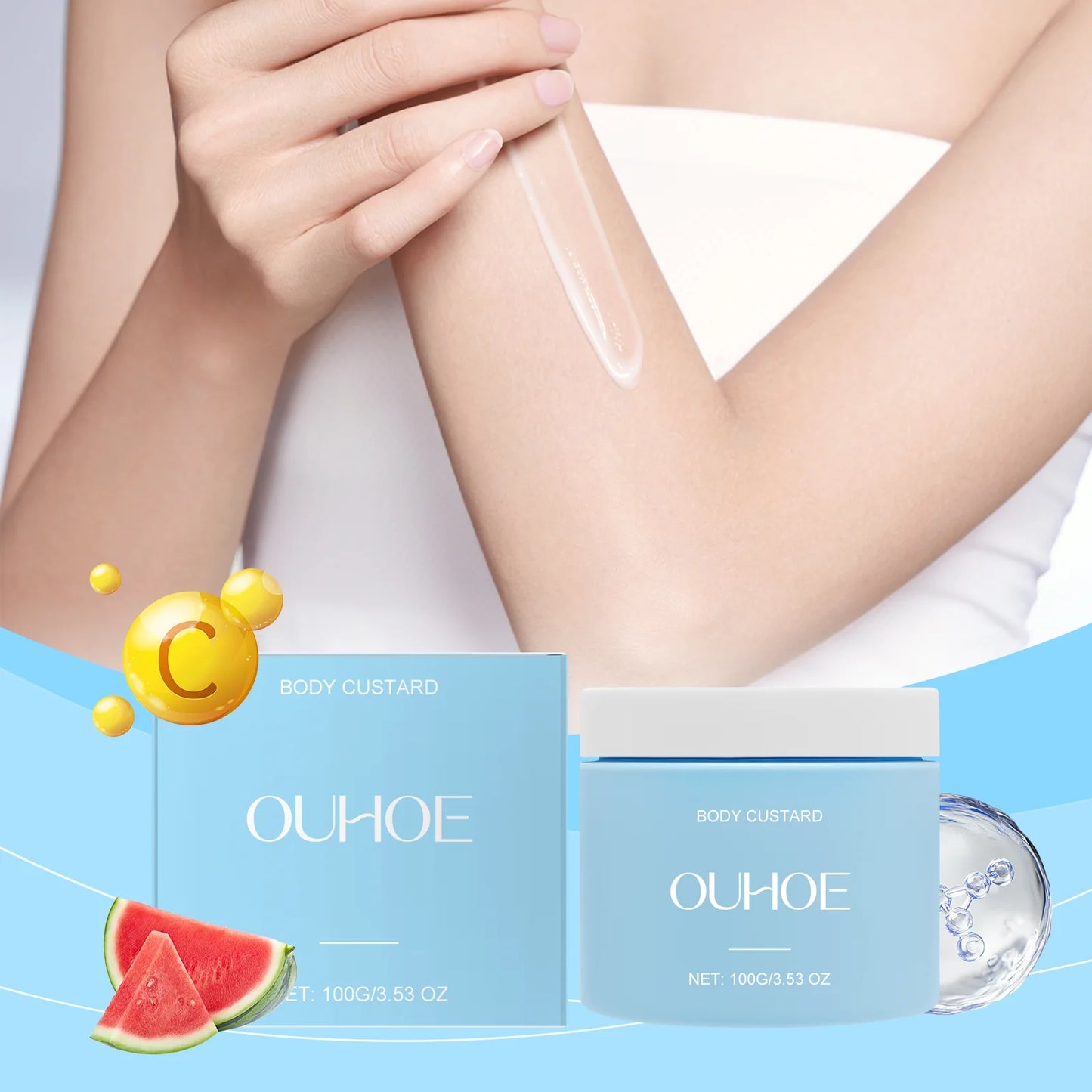 Ouhoe Watermelon Skin Lotion Daily Moisturizing Body Cream