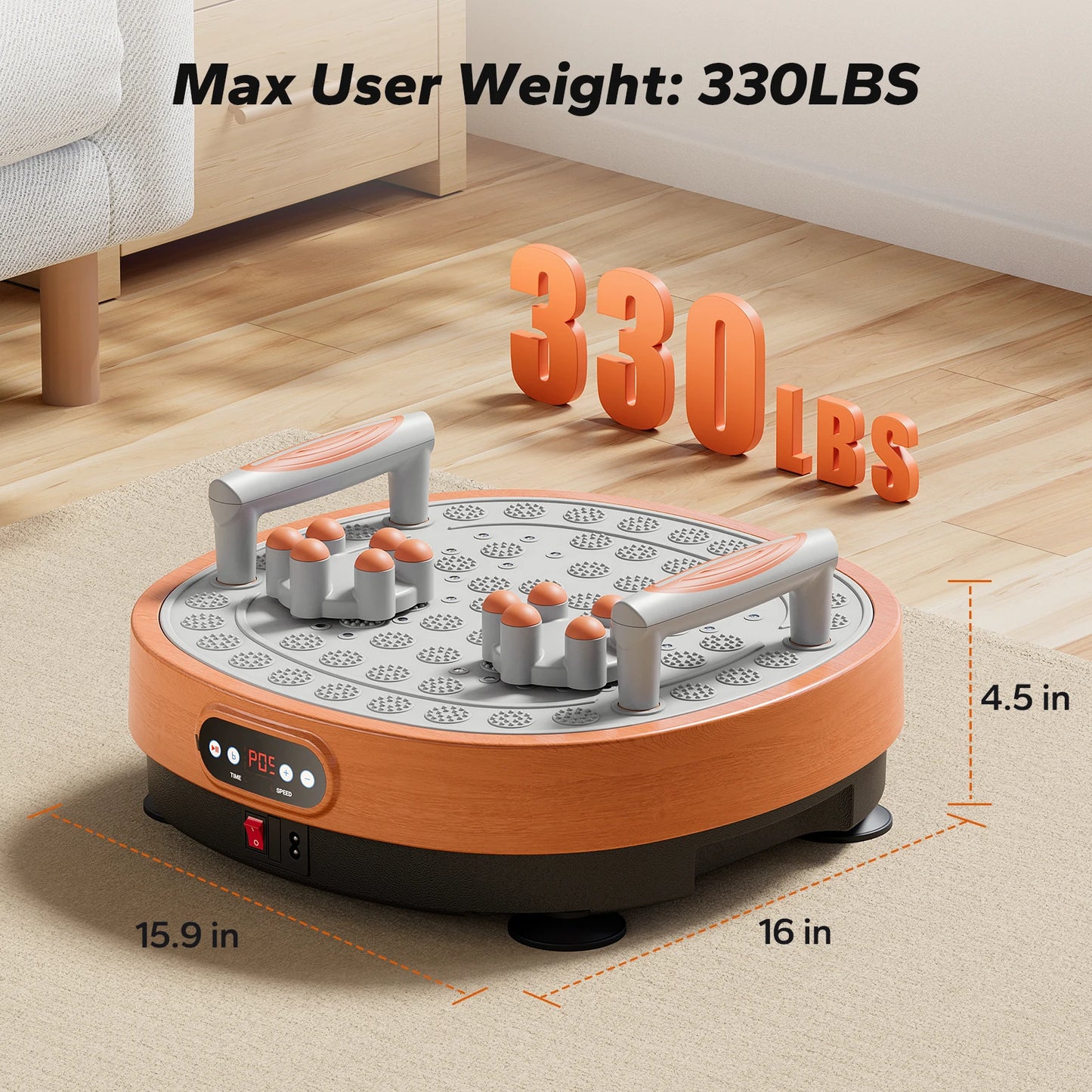MERACH Vibration Plate Exercise Machine for Whole Body Wellness