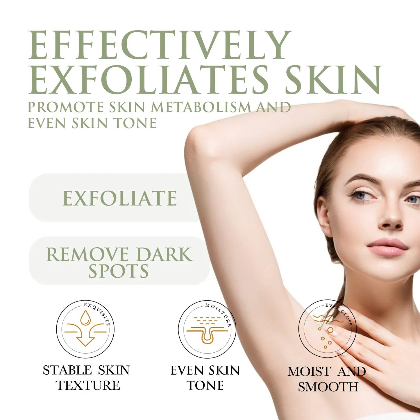 Hoygi Avocado Exfoliating Body Scrub for Silky Skin