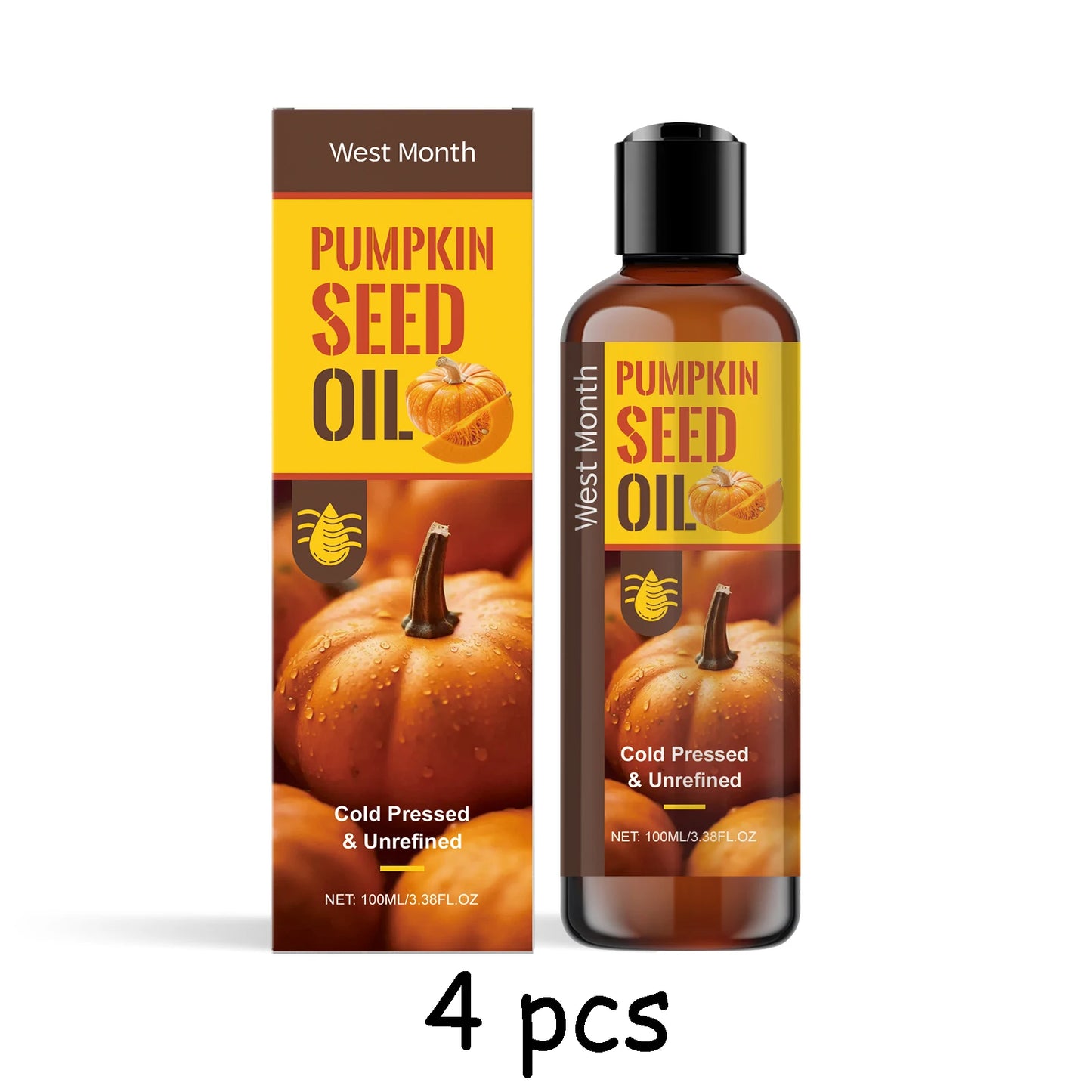 Pumpkin Seed Essence Oil for Hair and Skin Nourishing Care