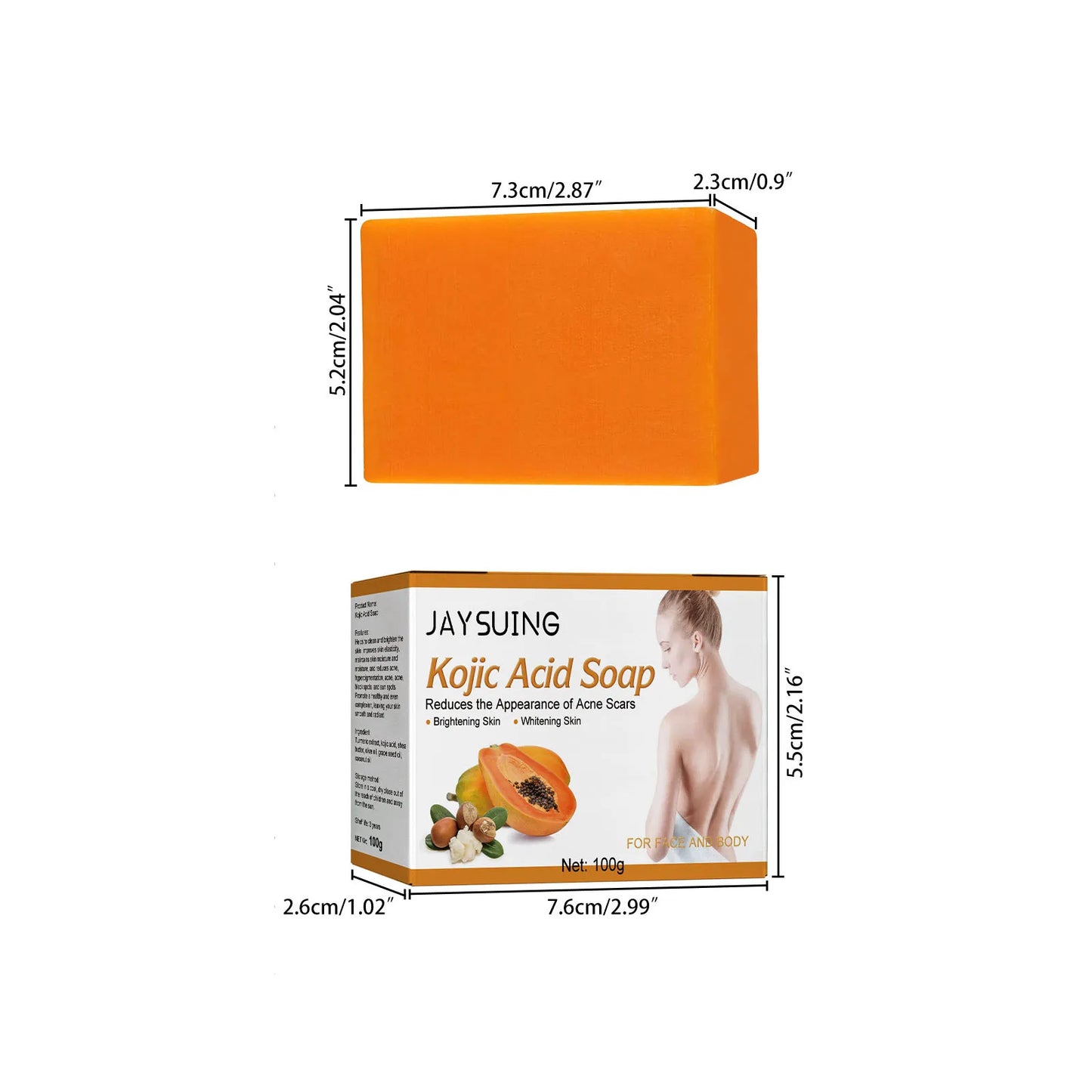 OuhoeHign-concerned Kojic Acid Skin Lightening Soap For Dark Spot Removal