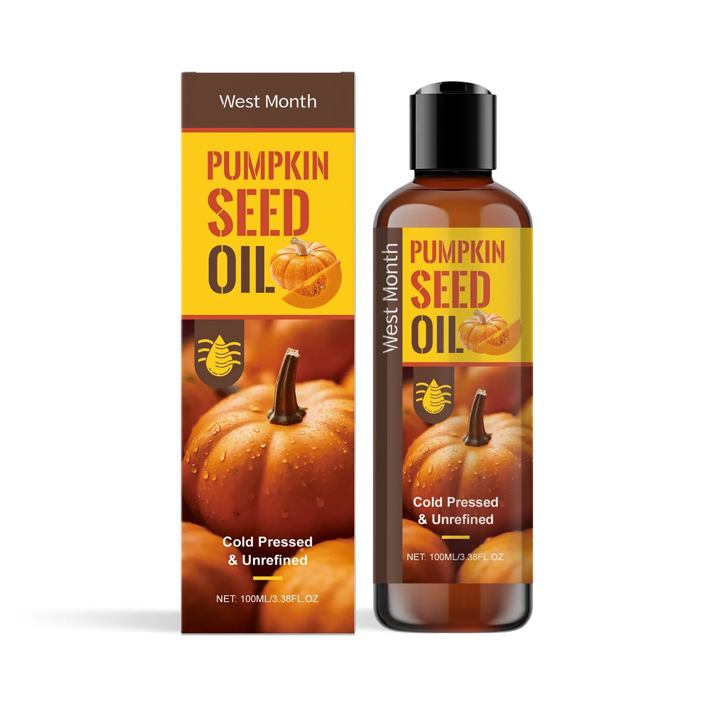 Pumpkin Seed Essence Oil for Hair and Skin Nourishing Care