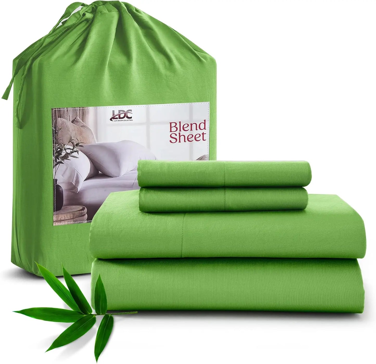 Lux Décor Collection Organic Bamboo Viscose And Polyester Sheet Sets