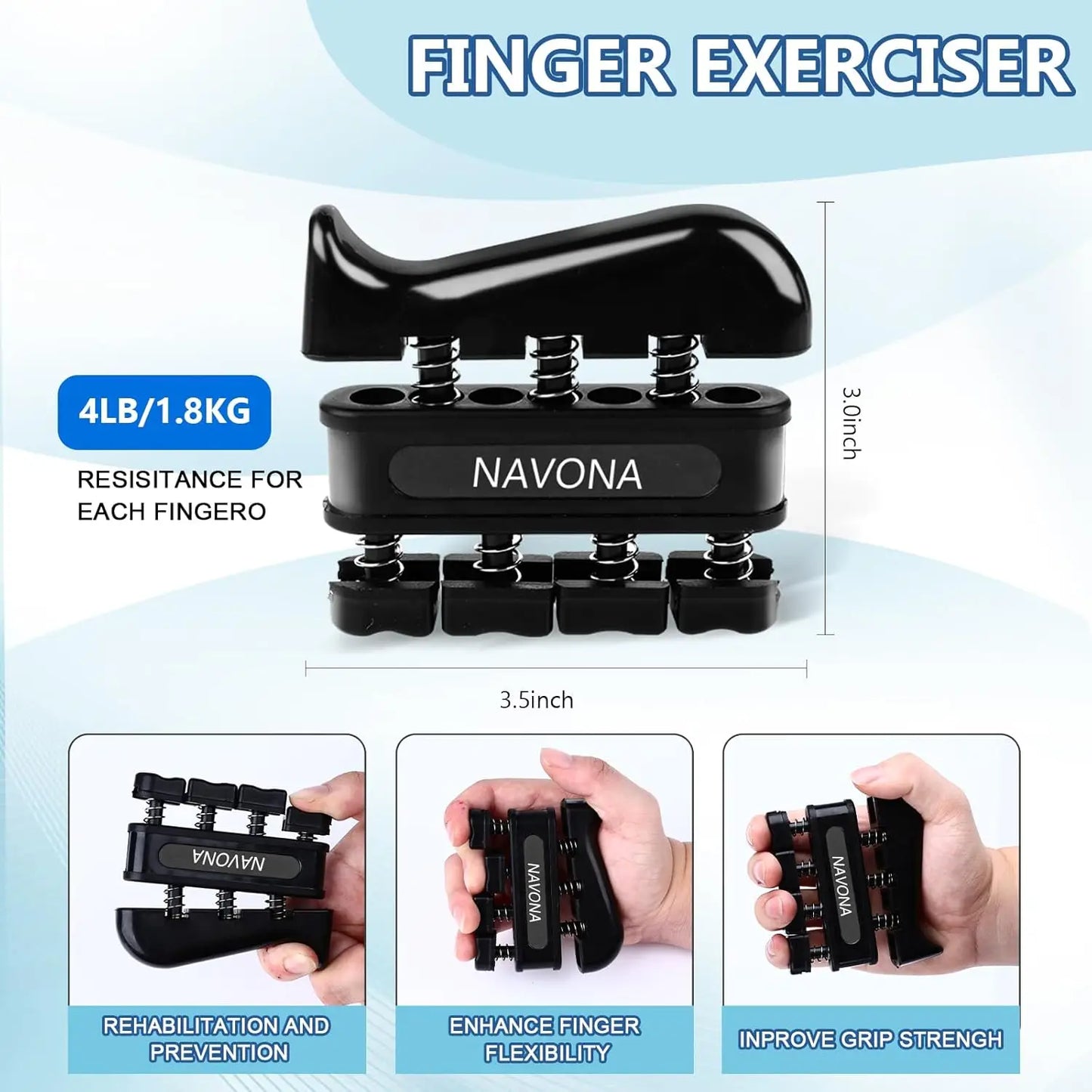 Grip Trainer Kit Hand Gripper Set For Strength Training And Recovery