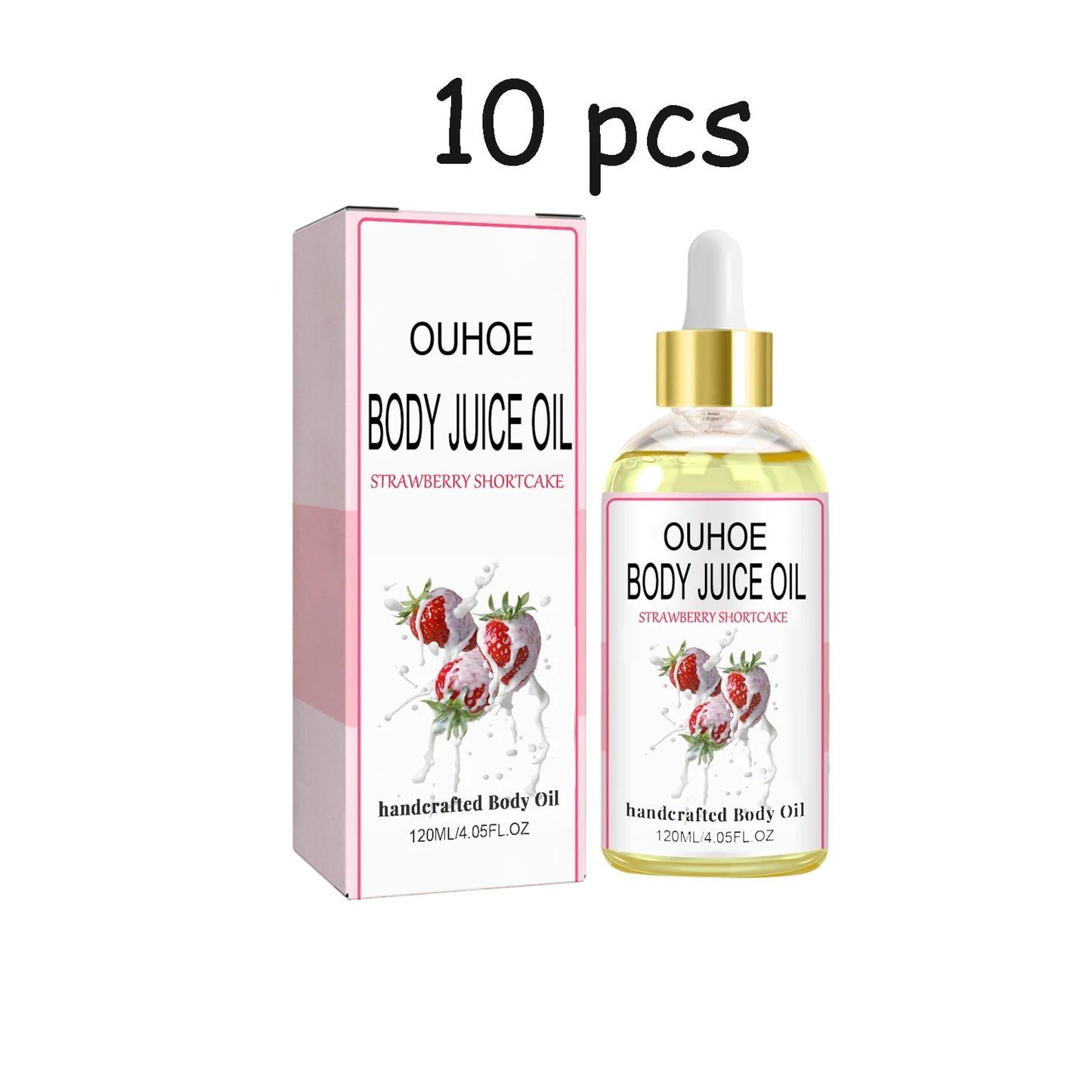 Ouhoe Strawberry Body Oil For Relief And Smoothing Moisture