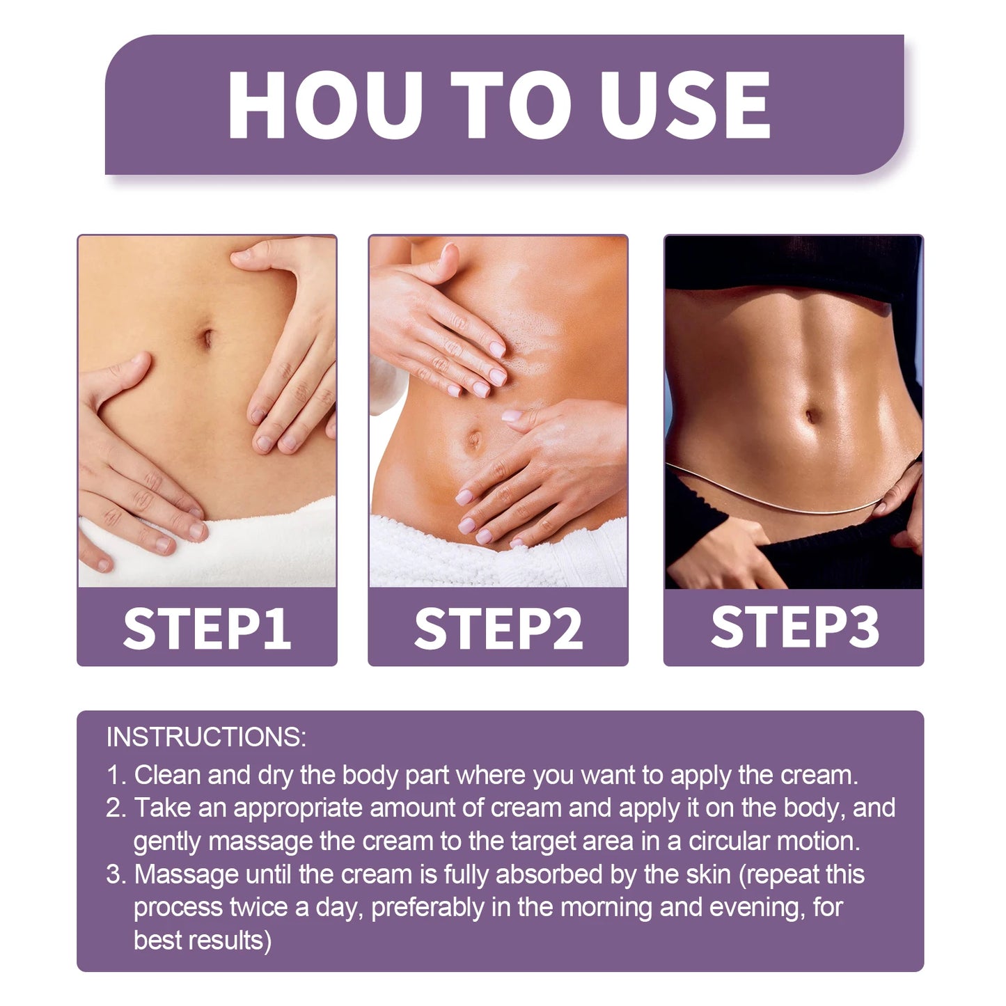 Eelhoe Body Slimming Cream for Shaping and Firming
