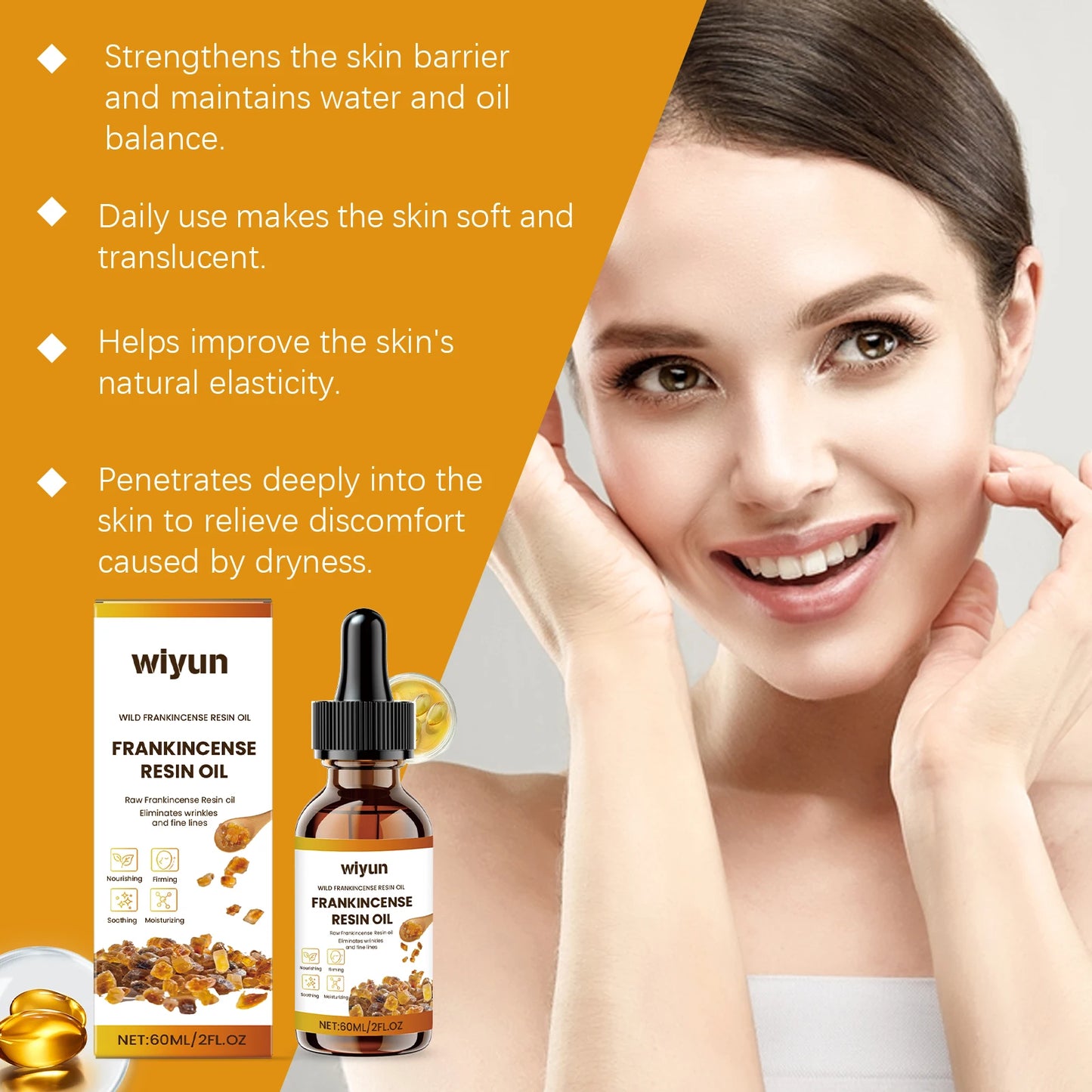 Facial Essence Oil For Moisturizing Skin Elasticity And Firming