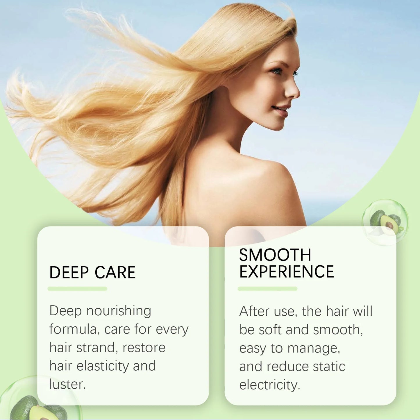 Hoegoa Avocado Hair Cleaner Set For Scalp Care And Dandruff
