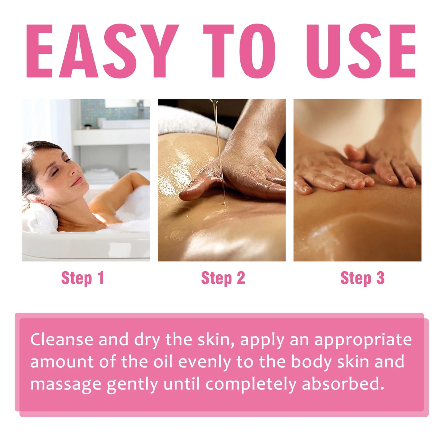 Ouhoe Strawberry Body Oil For Relief And Smoothing Moisture