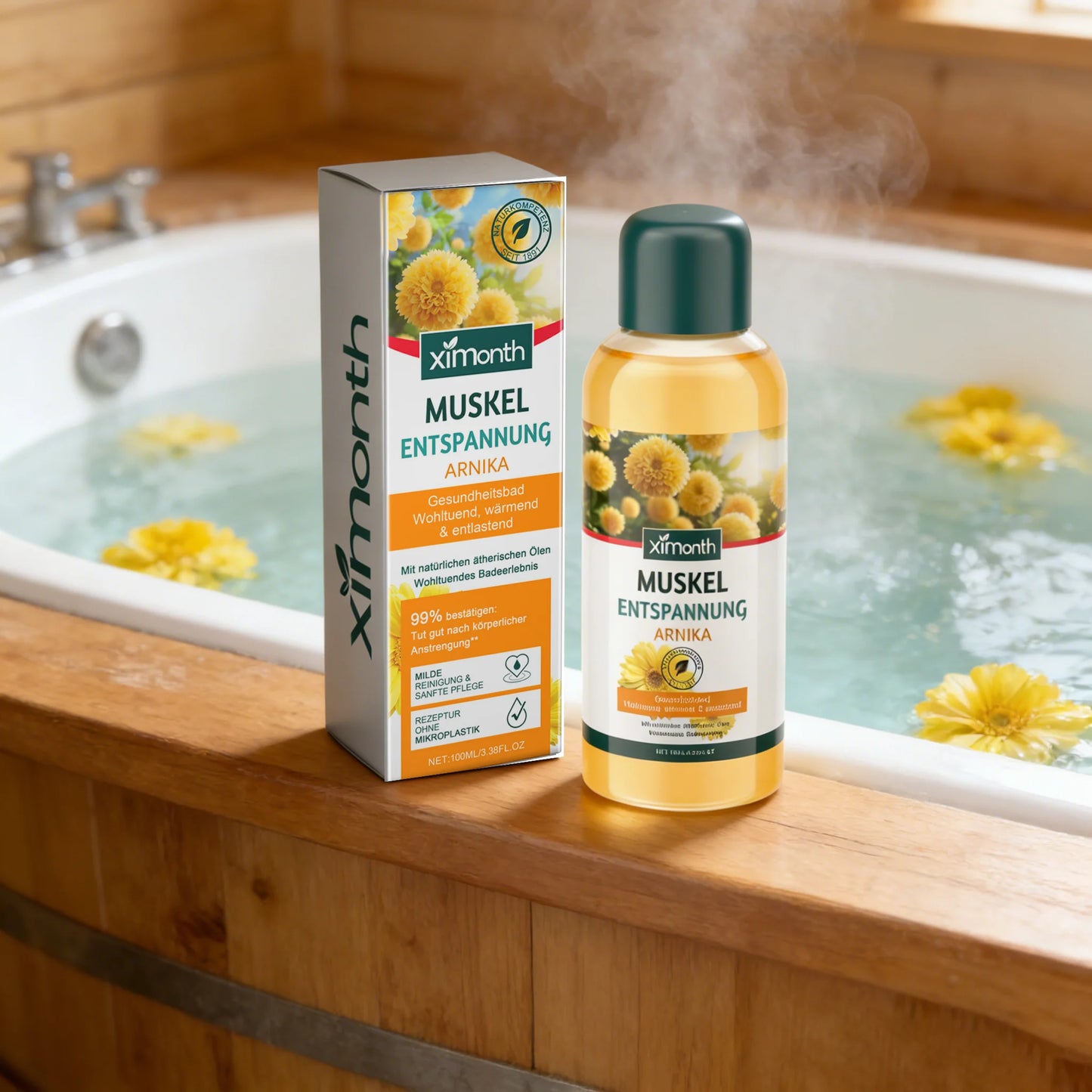 Ximonth Body Bath Oil Soften Skin Moisturize Repair