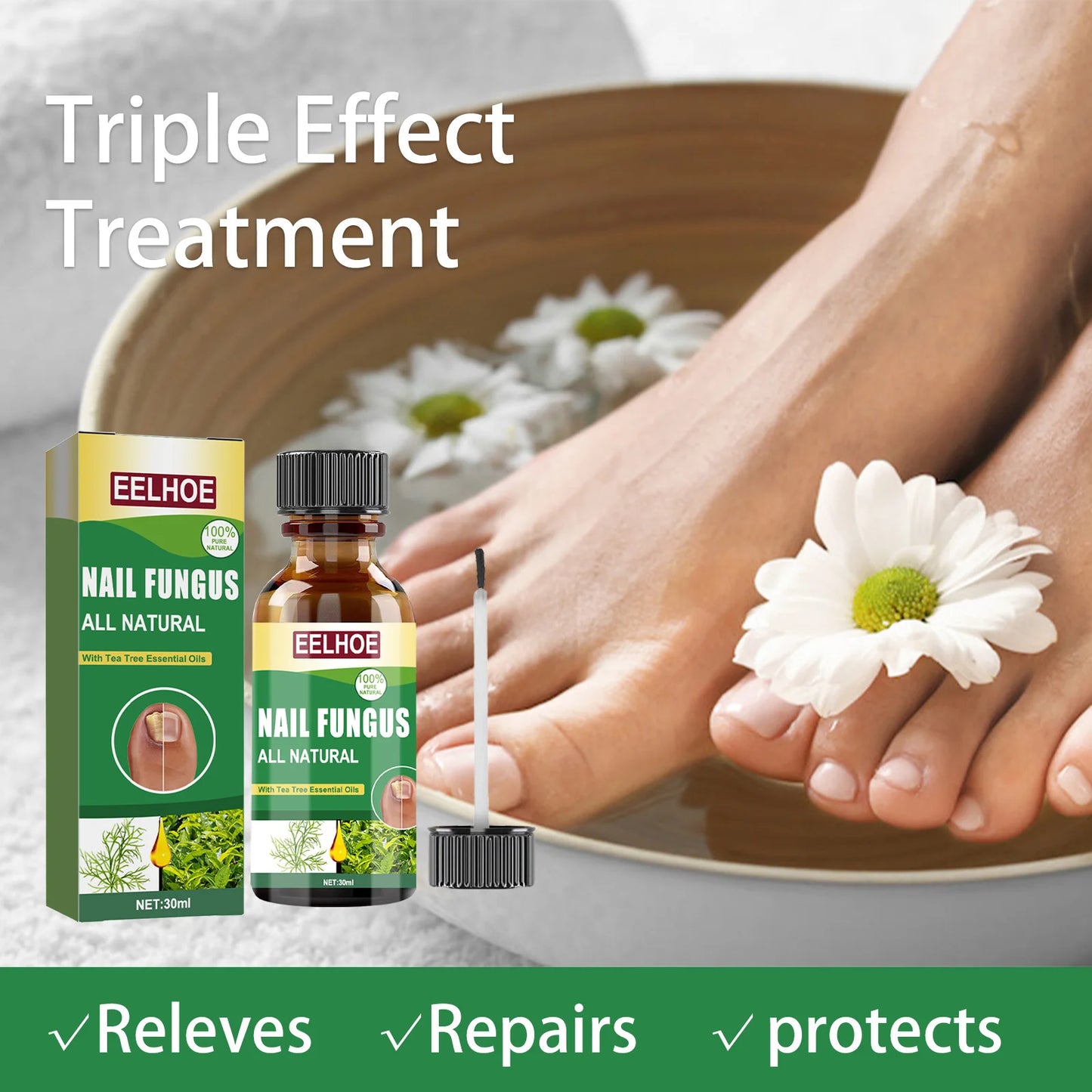 Eelhoe Tea Tree Nail Repair Liquid Nourishing Cuticle Oil