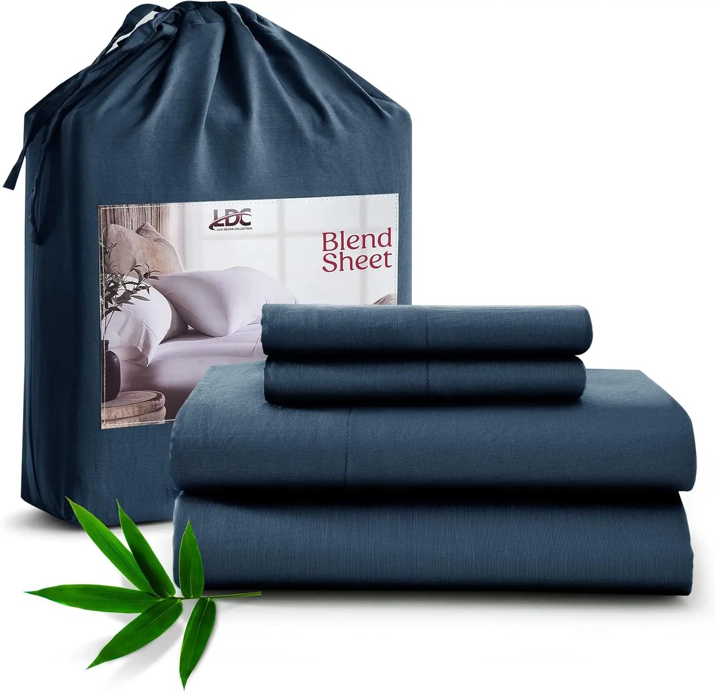 Lux Décor Collection Organic Bamboo Viscose And Polyester Sheet Sets