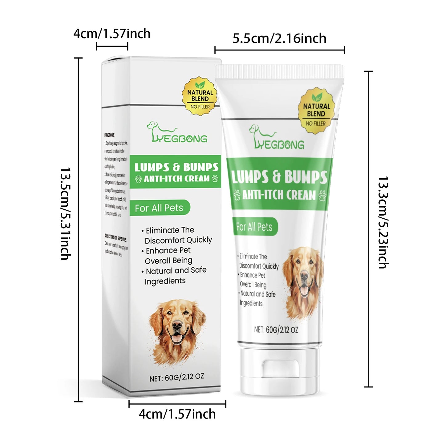 YEGBONG Pet Skin Care Spray Soothing Anti Itch Relief