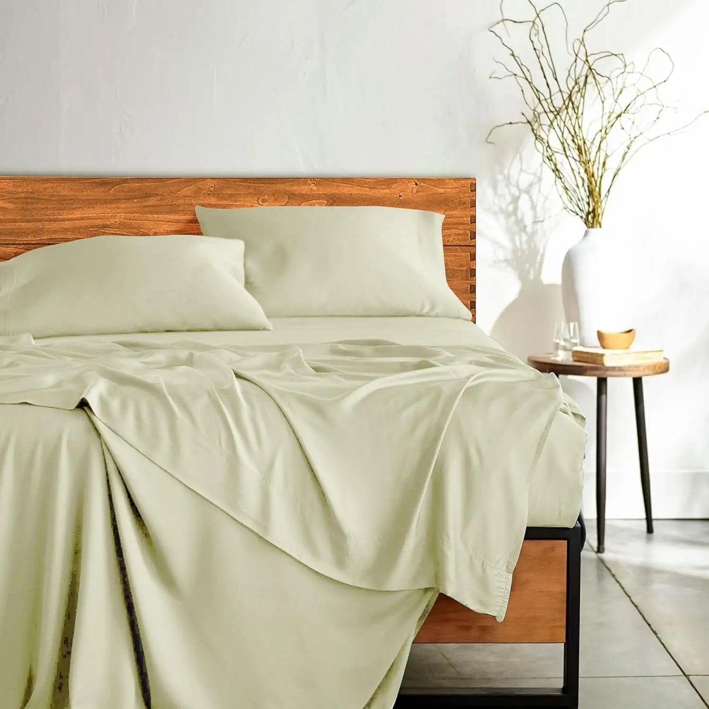 Lux Décor Collection Organic Bamboo Viscose And Polyester Sheet Sets