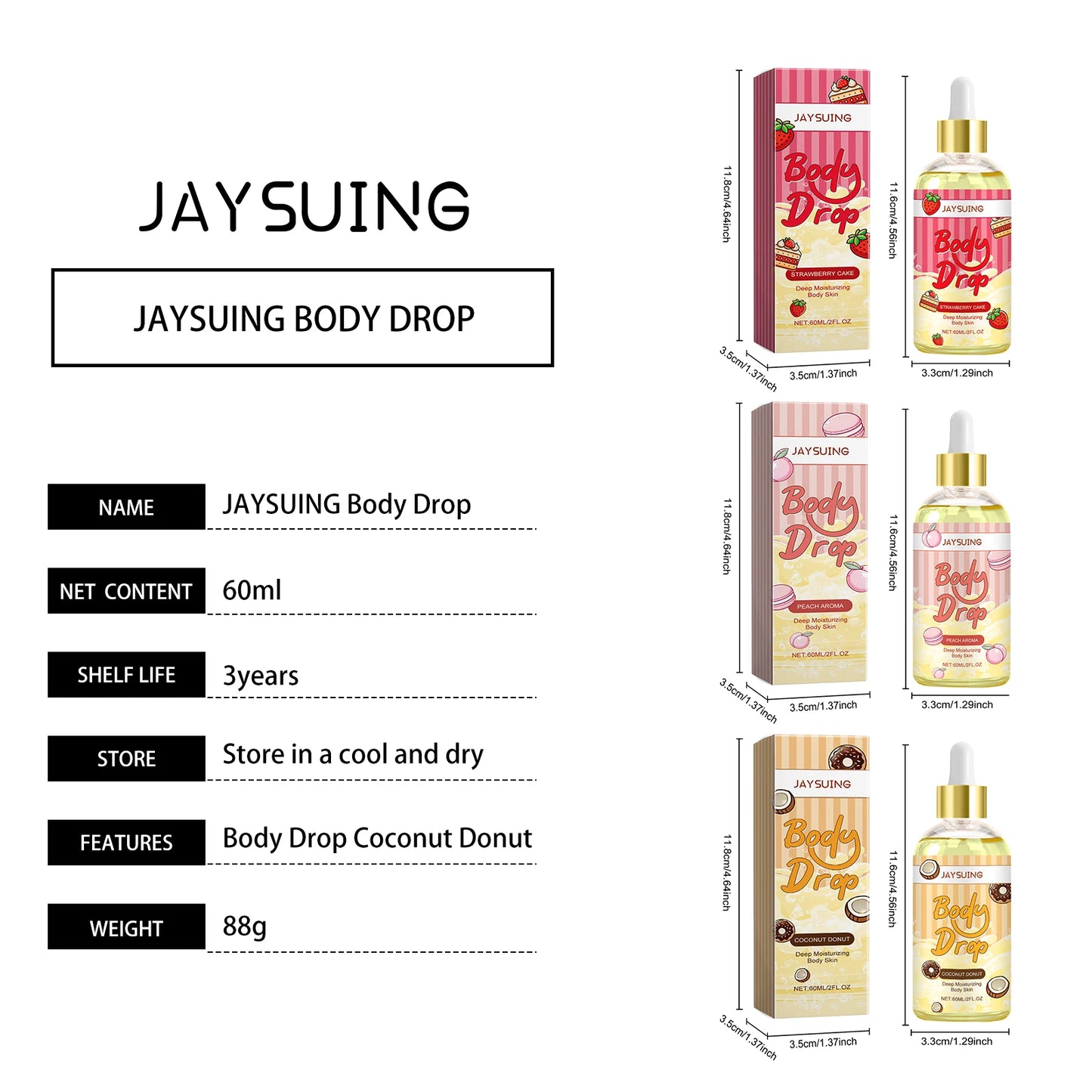 Jaysuing Body Essence Oil For Moisturizing Smooth Skin