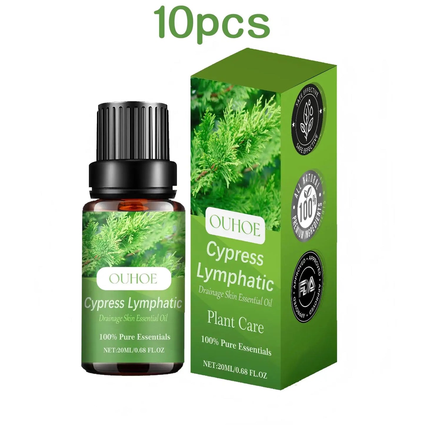 Ouhoe Lymphatic Drainage Oil For Firming Skin And Weight Loss