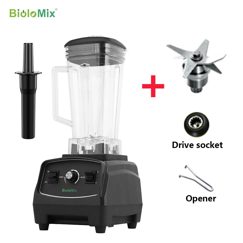 Biolomix BPA Free 2200W Heavy Duty Commercial Blender Mixer Juicer