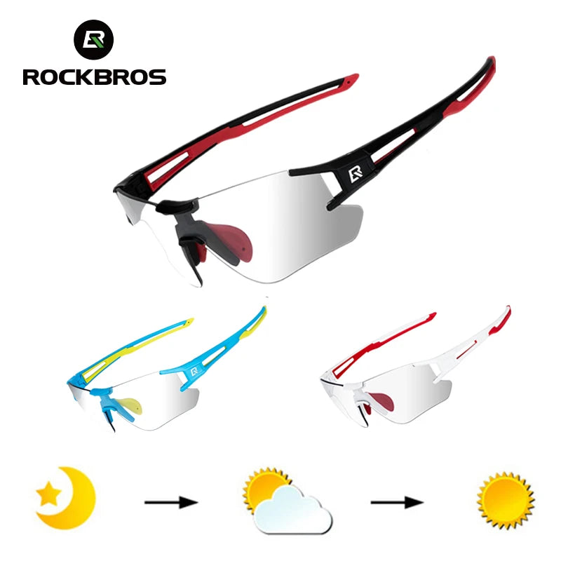 RockBros Photochromic Cycling Sunglasses UV400 Unisex Outdoors